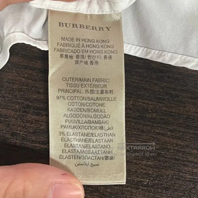 Burberry Burberry Women's White Button-Up Shirt. Size M / US 6-8 / IT 42-44 - 4 Thumbnail