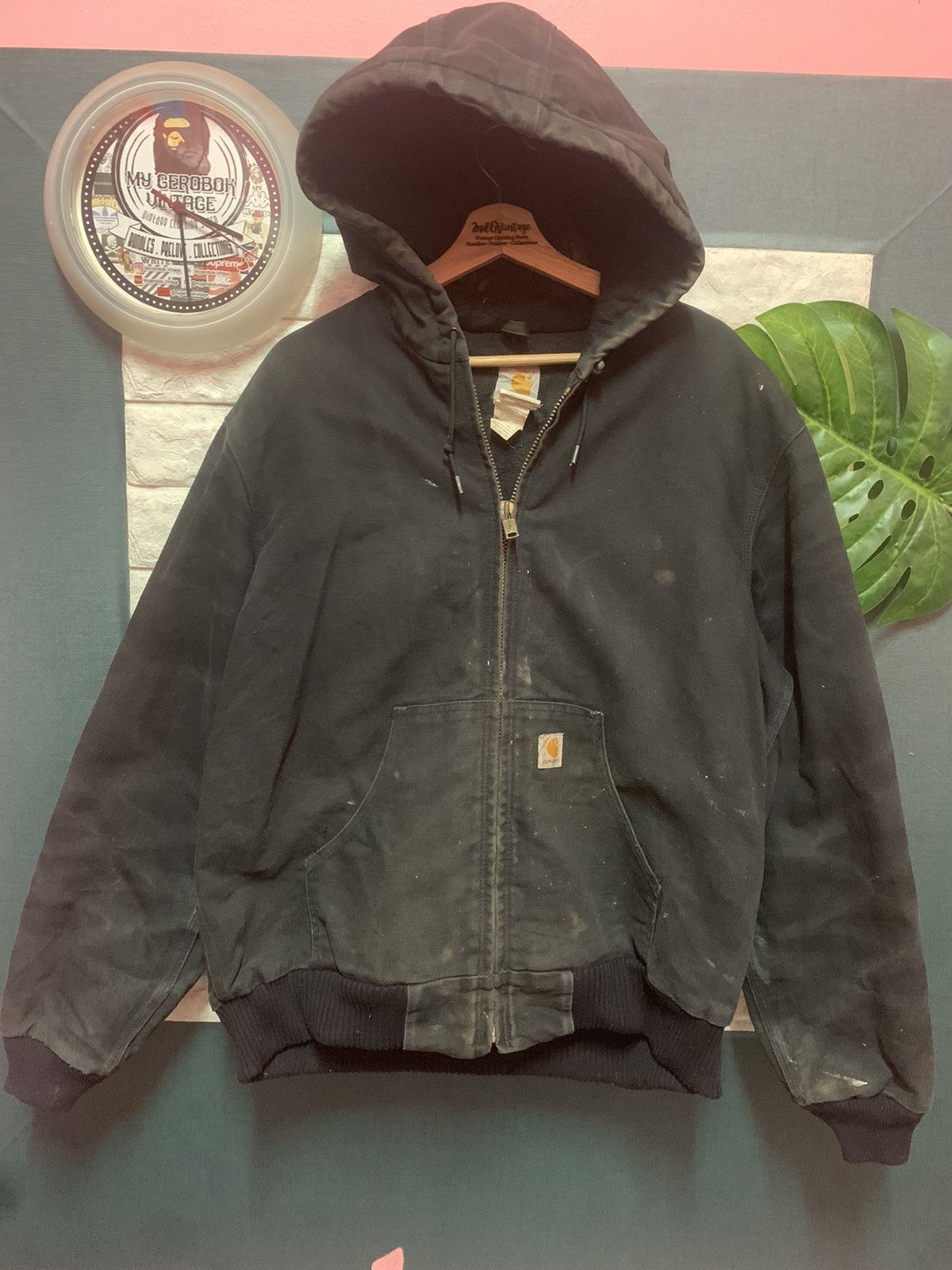 Carhartt × Vintage RARE!! Jacket Workwear CARHARTT Size US M / EU 48-50 / 2 - 1 Thumbnail