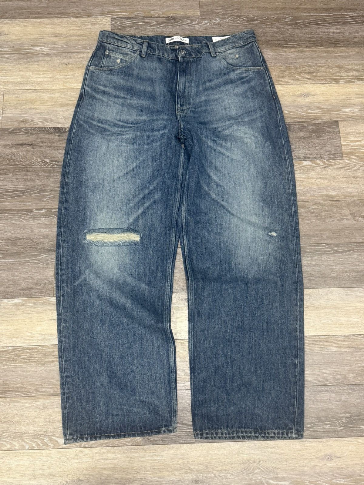 Our Legacy Our Legacy Vast Cut Forever Blue Drape Denim | Grailed