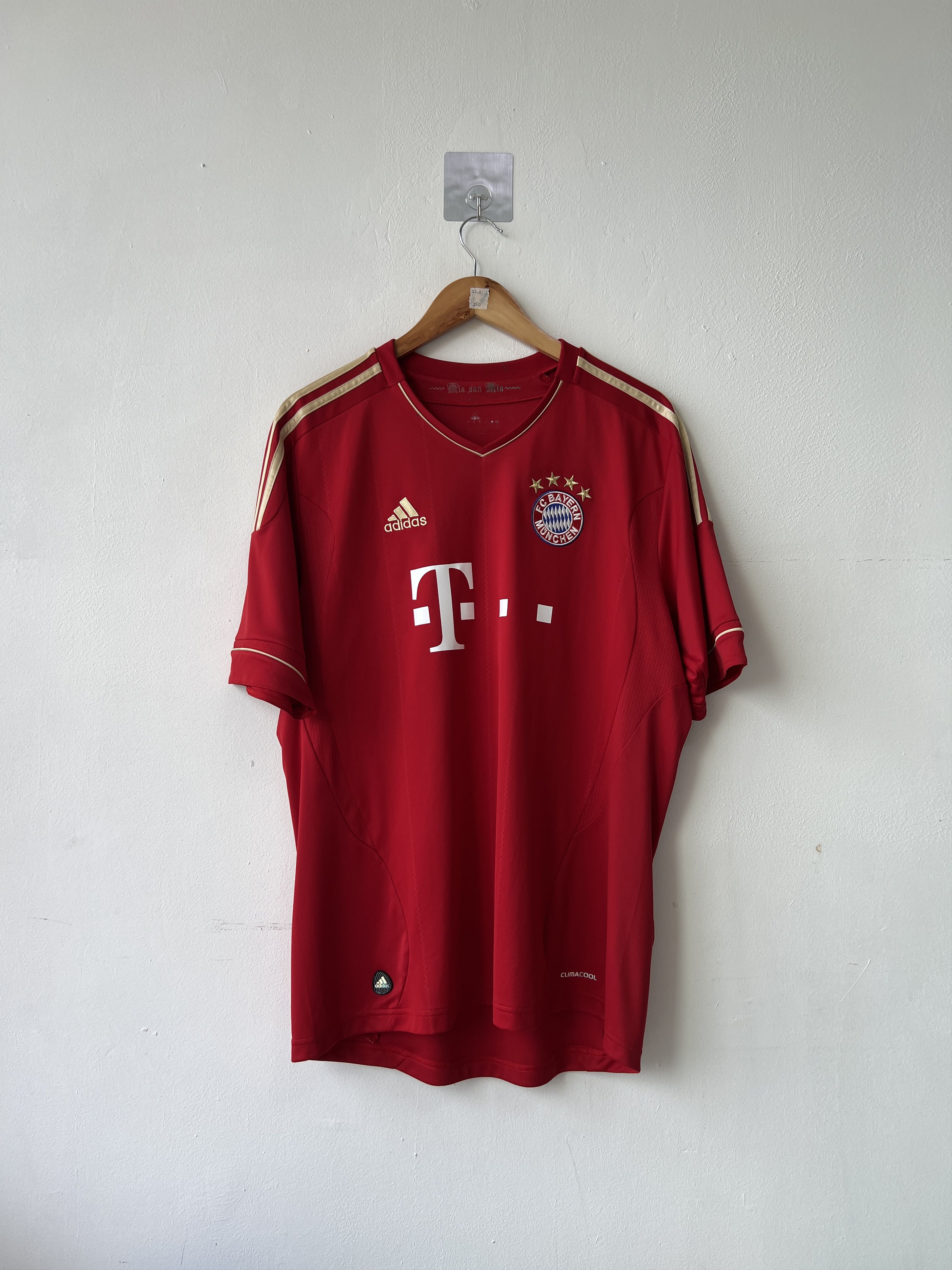 Adidas (L) Bayern Munich 2011-13 Home Kit Ribery #7 Size US L / EU 52-54 / 3 - 1 Thumbnail