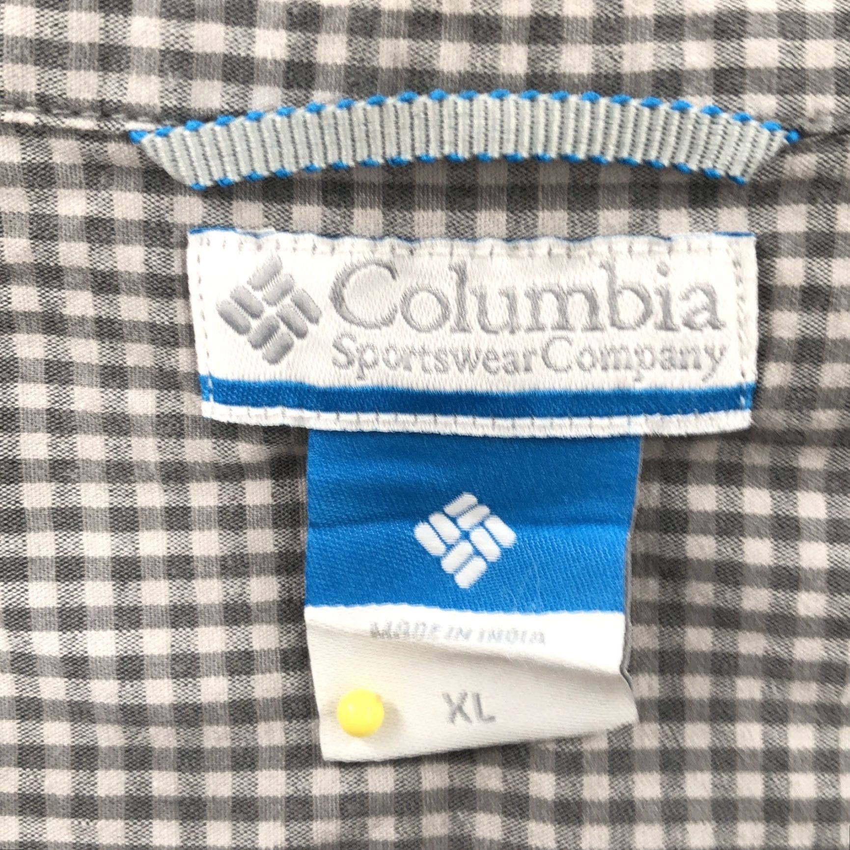 Vintage Columbia Mens Black Long Sleeve Check Pockets Casual Button Up Shirt Size XL Size US XL / EU 56 / 4 - 6 Thumbnail