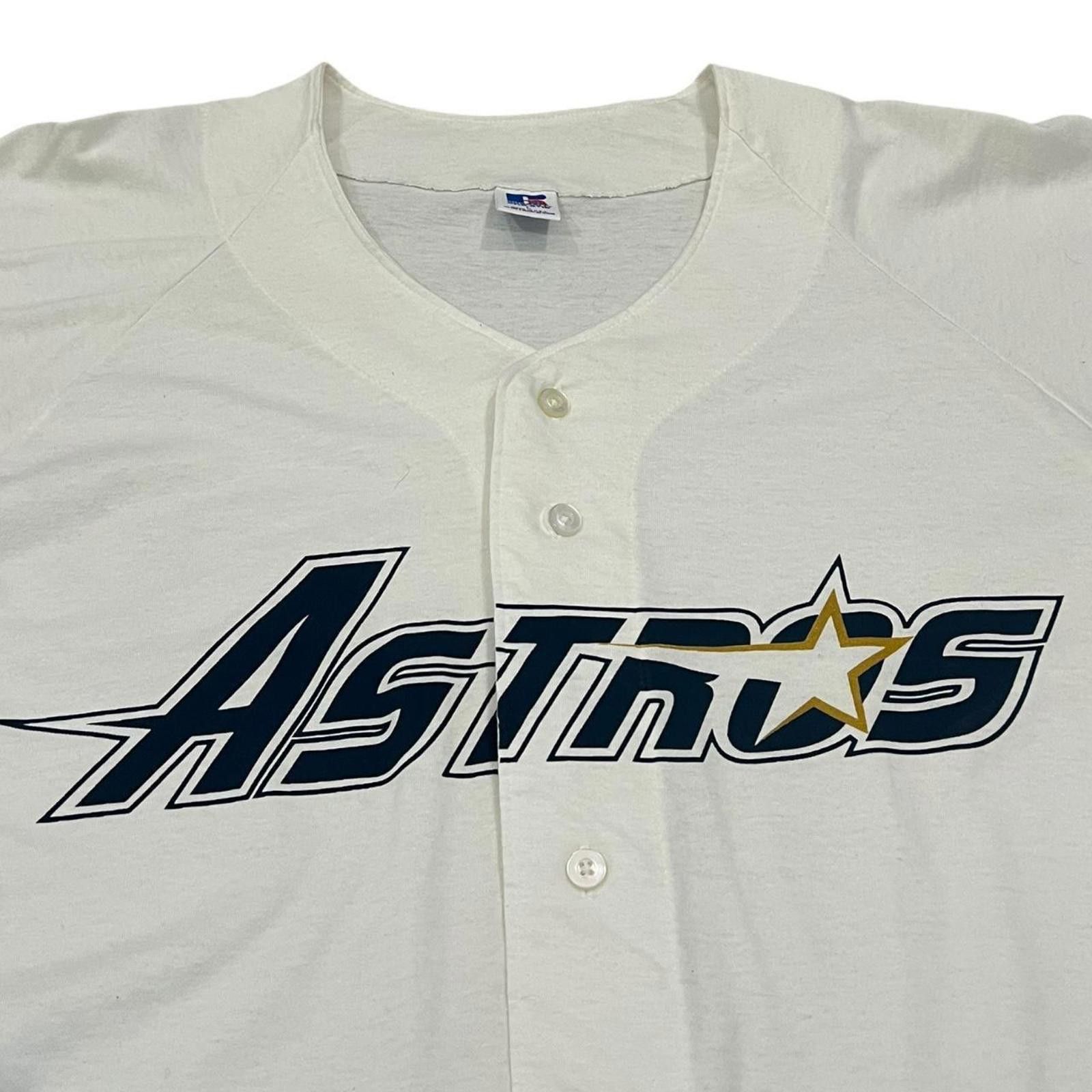 Russell Athletic Vintage 90s Houston Astros Gold Star Russell Jersey Size US L / EU 52-54 / 3 - 3 Thumbnail