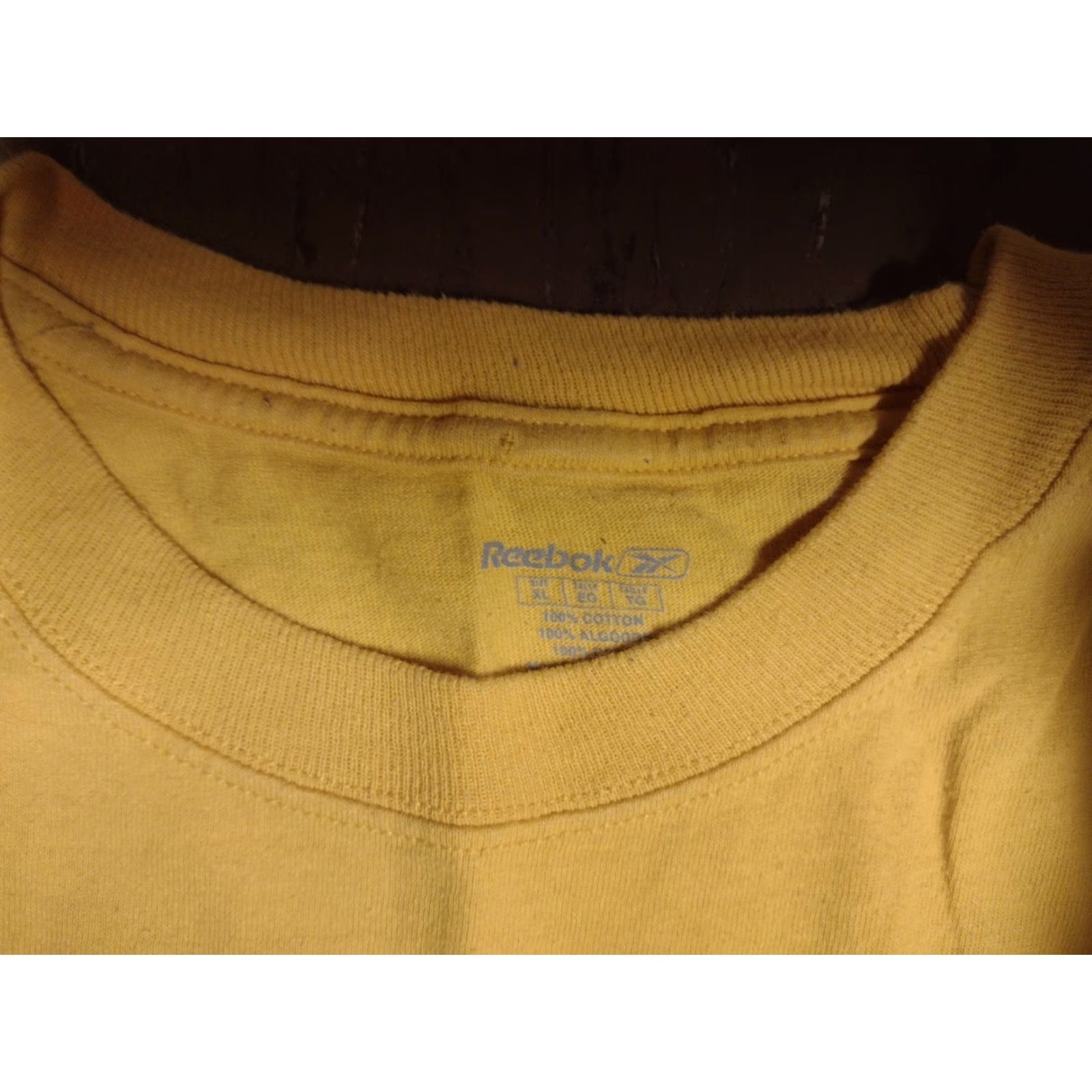 Reebok VINTAGE Brett Favre Packers T-Shirt XL Men Reebok Shirt NFL Football 90s Yellow Crew Neck Graphic Tee Mens Size US L / EU 52-54 / 3 - 4 Thumbnail