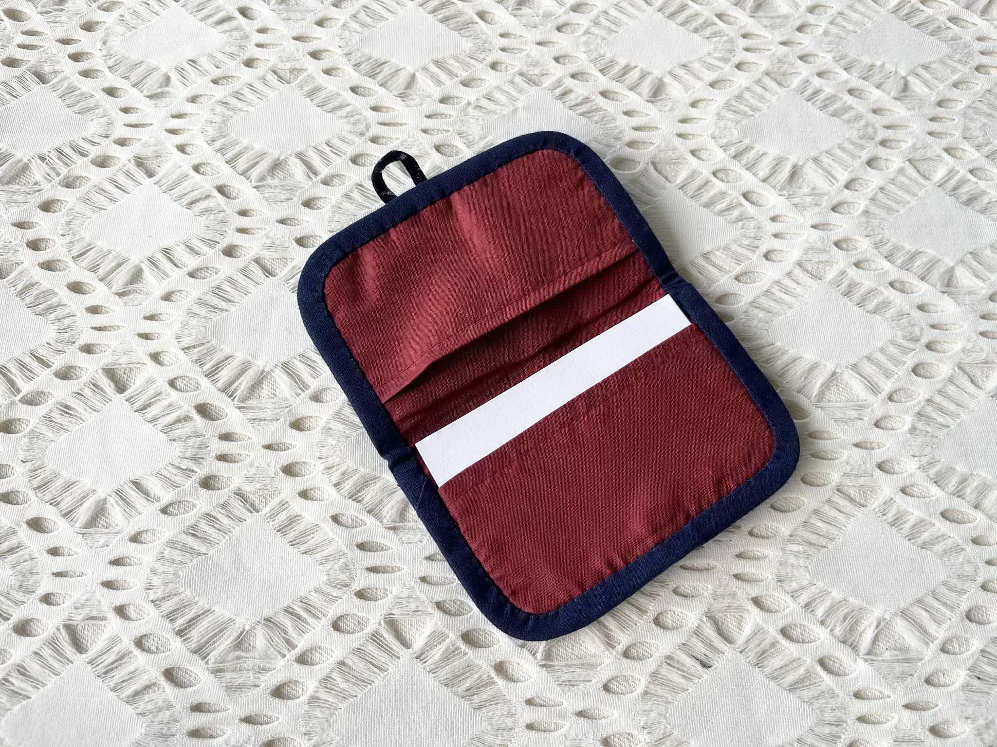 Vintage Wabi Sabi Japanese Vintage Kimono Fabric Patchwork card case Size ONE SIZE - 9 Thumbnail