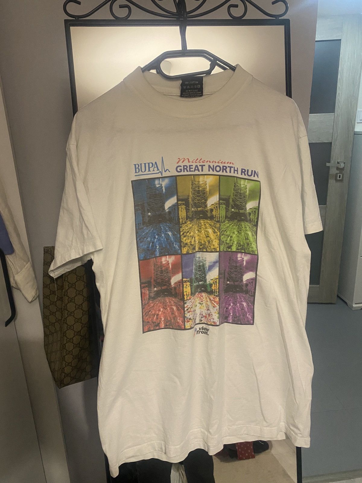 Vintage Vintage Bupa rare Great North Run Series t- shirt Size US M / EU 48-50 / 2 - 1 Thumbnail