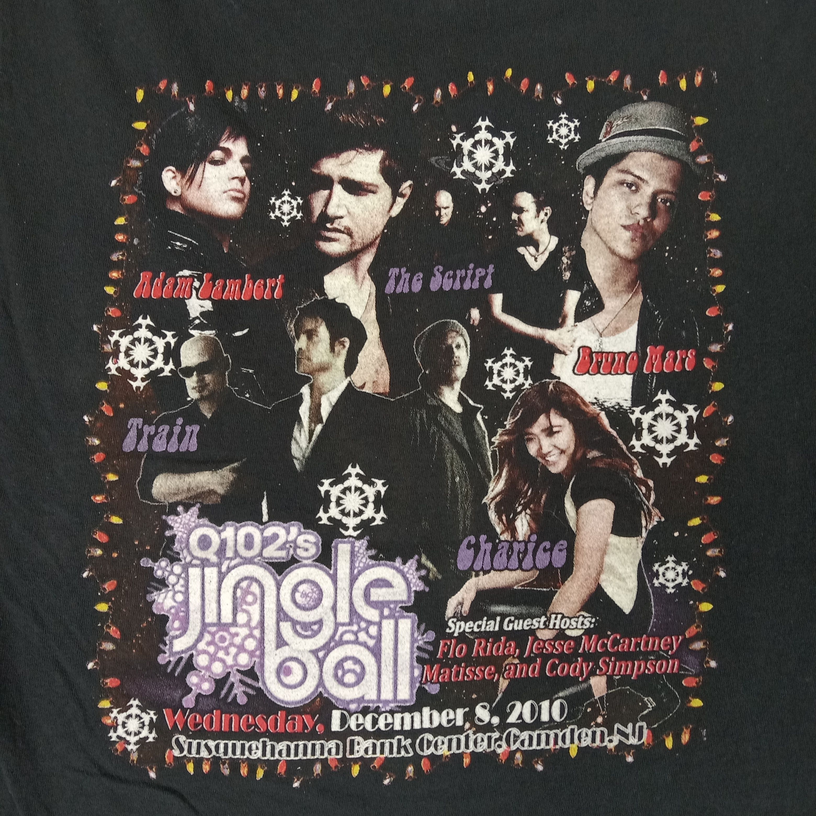 Justin Bieber × Vintage Justin Bieber & Selena Gomez Jingle Ball Tshirt Size US M / EU 48-50 / 2 - 2 Thumbnail