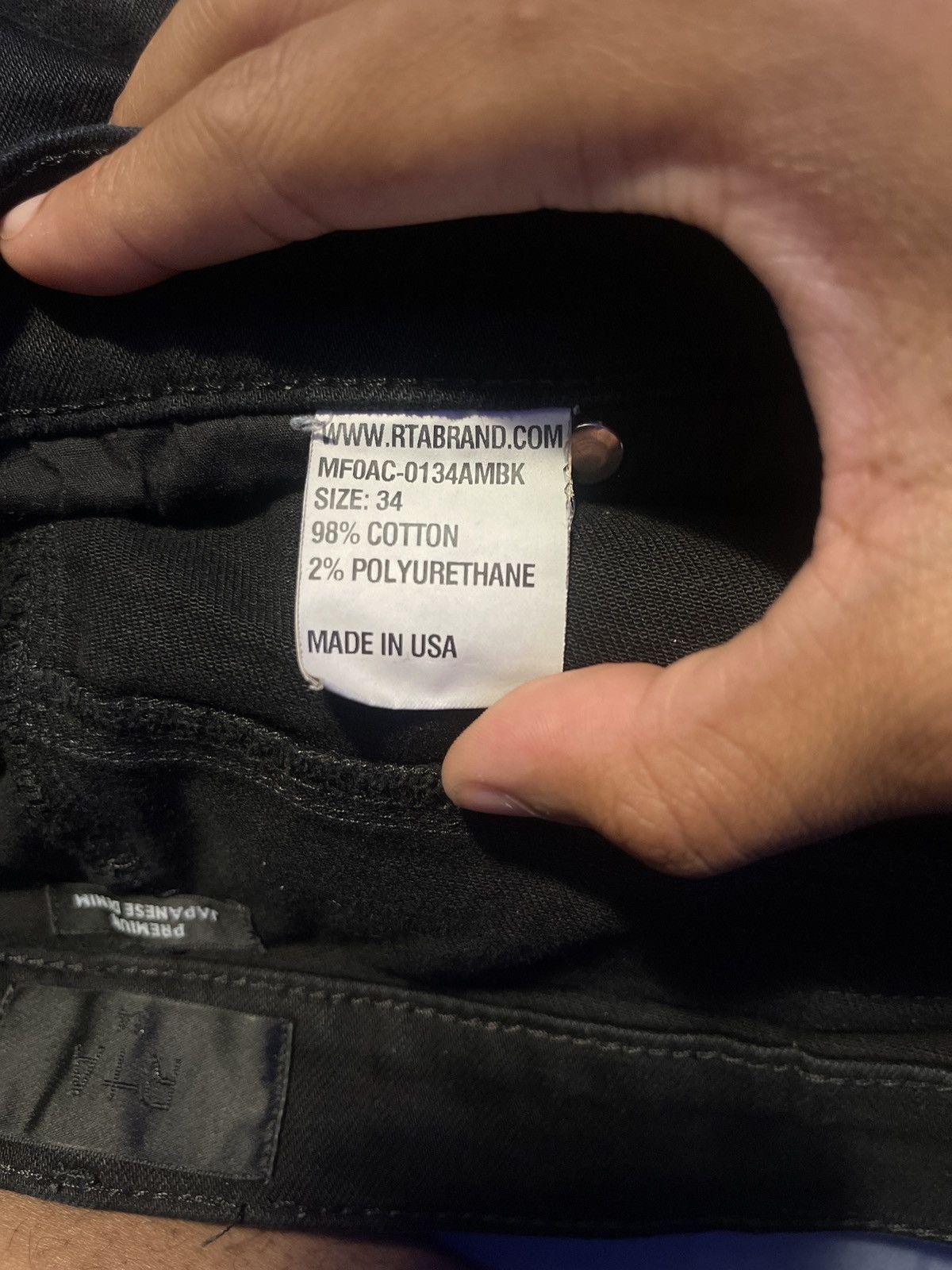 Rta Rta Jeans Size US 34 / EU 50 - 3 Thumbnail