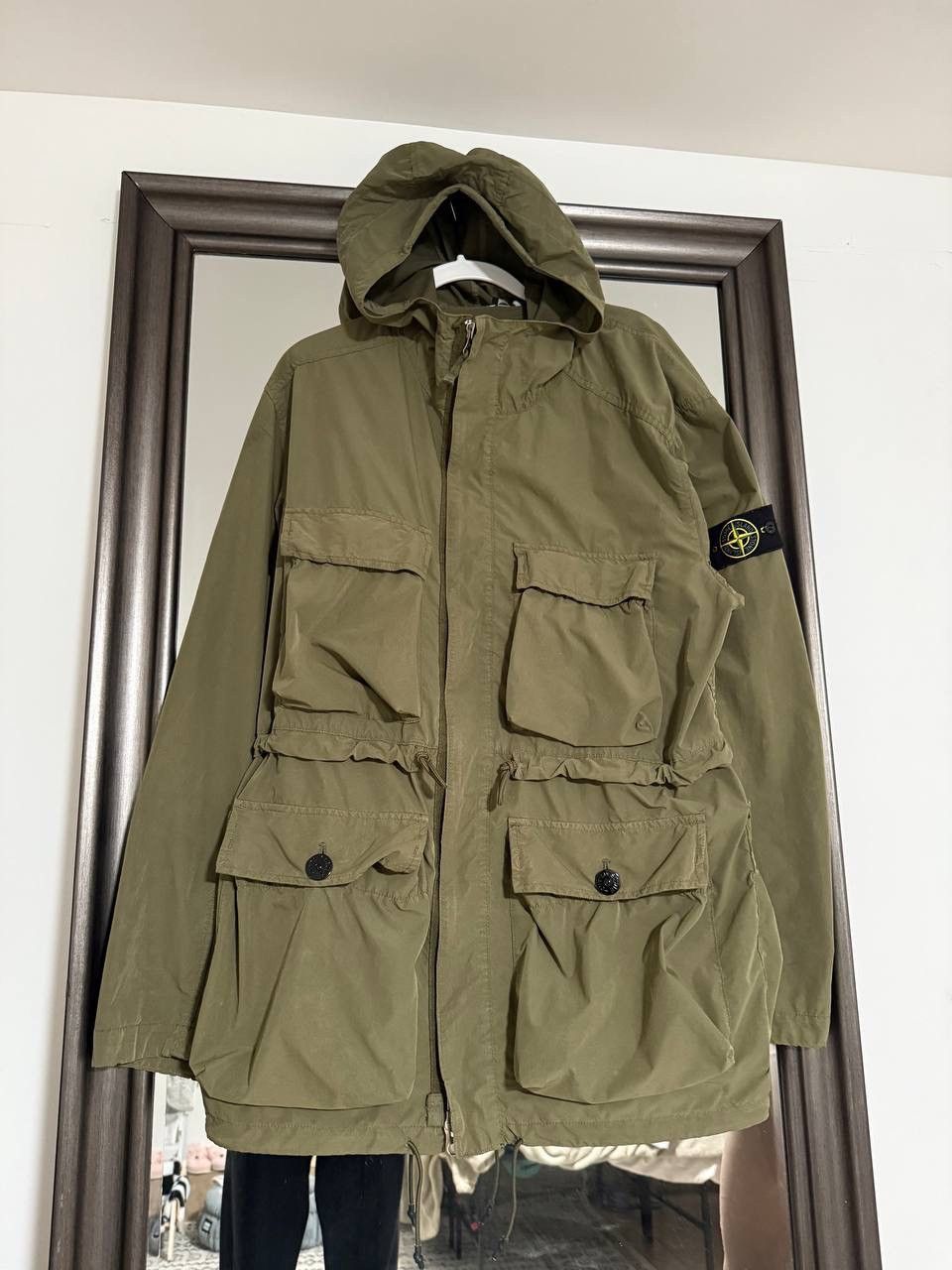 Stone Island Stone Island Khaki Green David Tela Light TC Parka XXL rare Size US XXL / EU 58 / 5 - 1 Thumbnail