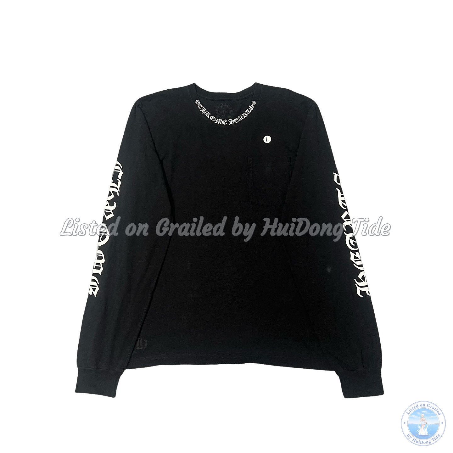 Chrome Hearts Chrome Hearts Script Logo Long Sleeve T-Shirt Size L Size US L / EU 52-54 / 3 - 1 Thumbnail