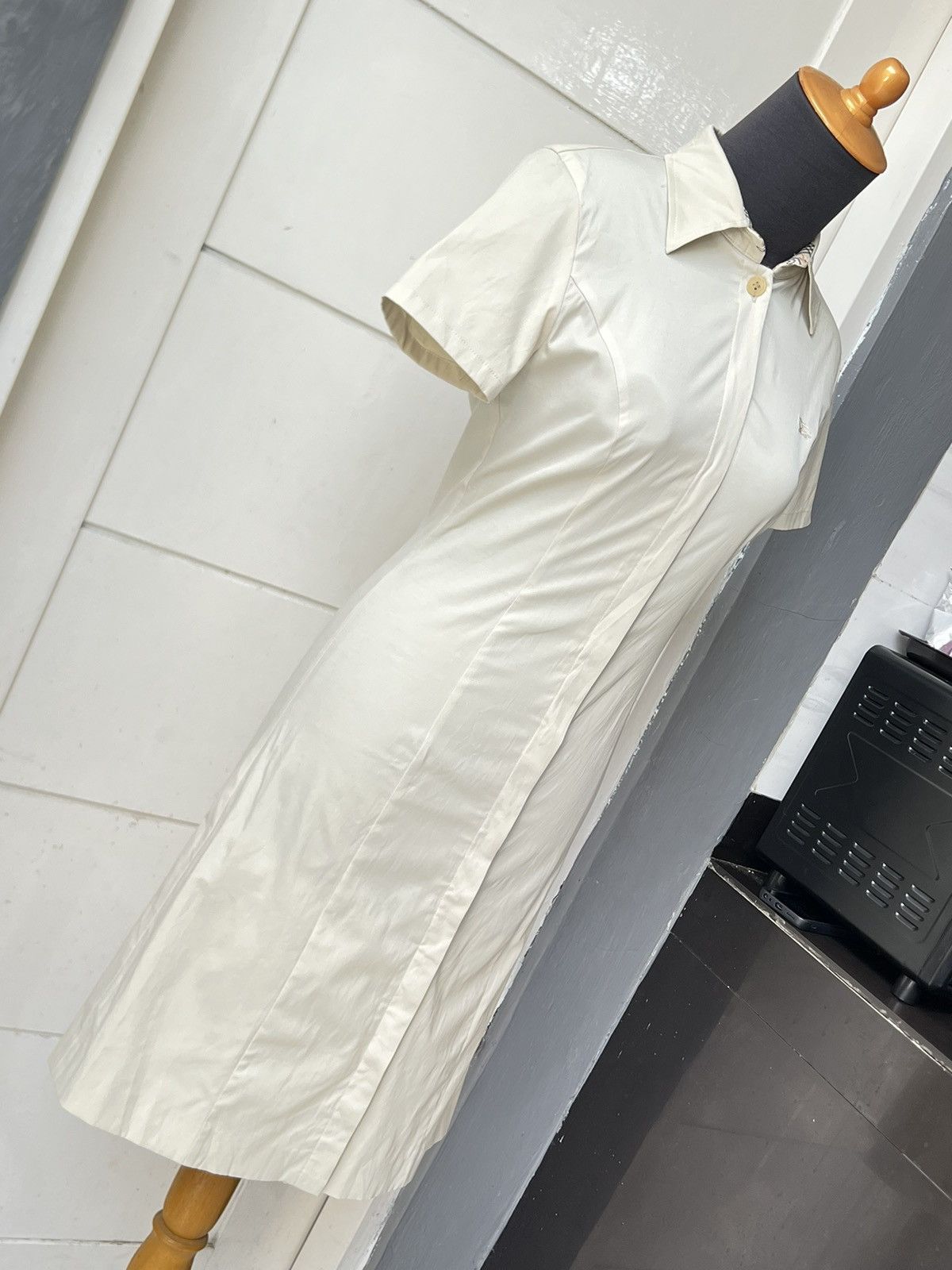 Burberry BURBERRY London Midi Dress Size XS / US 0-2 / IT 36-38 - 8 Thumbnail