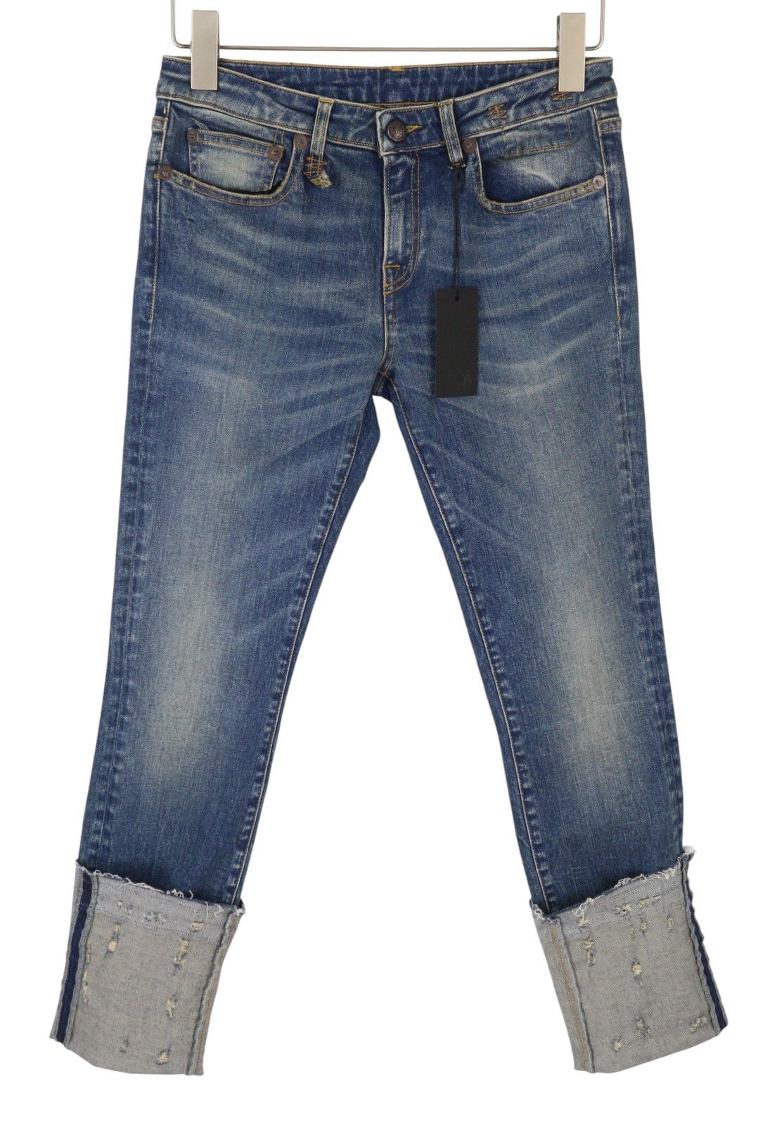 R13 KATE SKINNY 27 Kinsley Blue Stretch Jeans 87214 Size 27" / US 4 / IT 40 - 2 Thumbnail