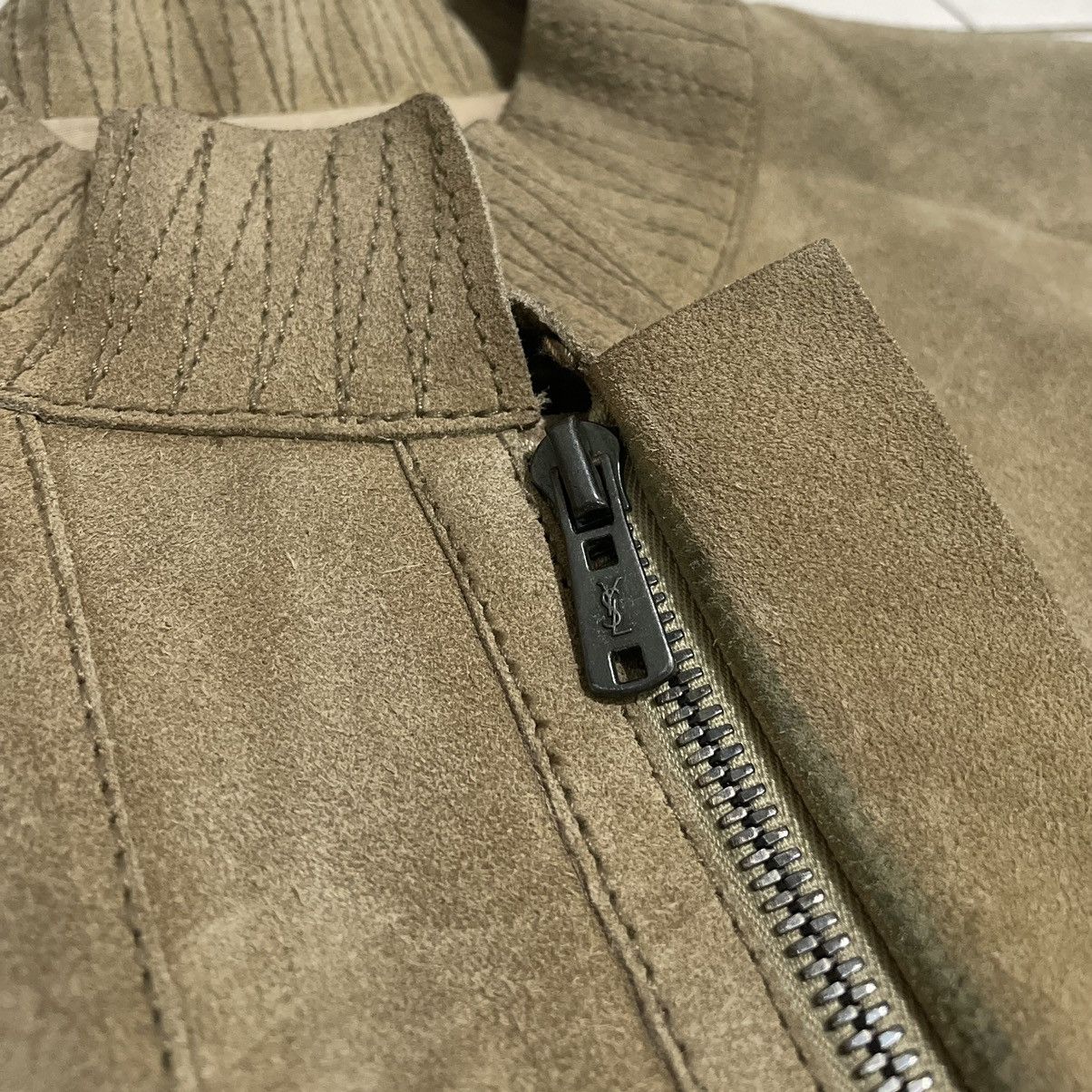 Yves Saint Laurent Rare! YSL Rive Gauche Tom Ford Leather Jacket Size US M / EU 48-50 / 2 - 4 Thumbnail