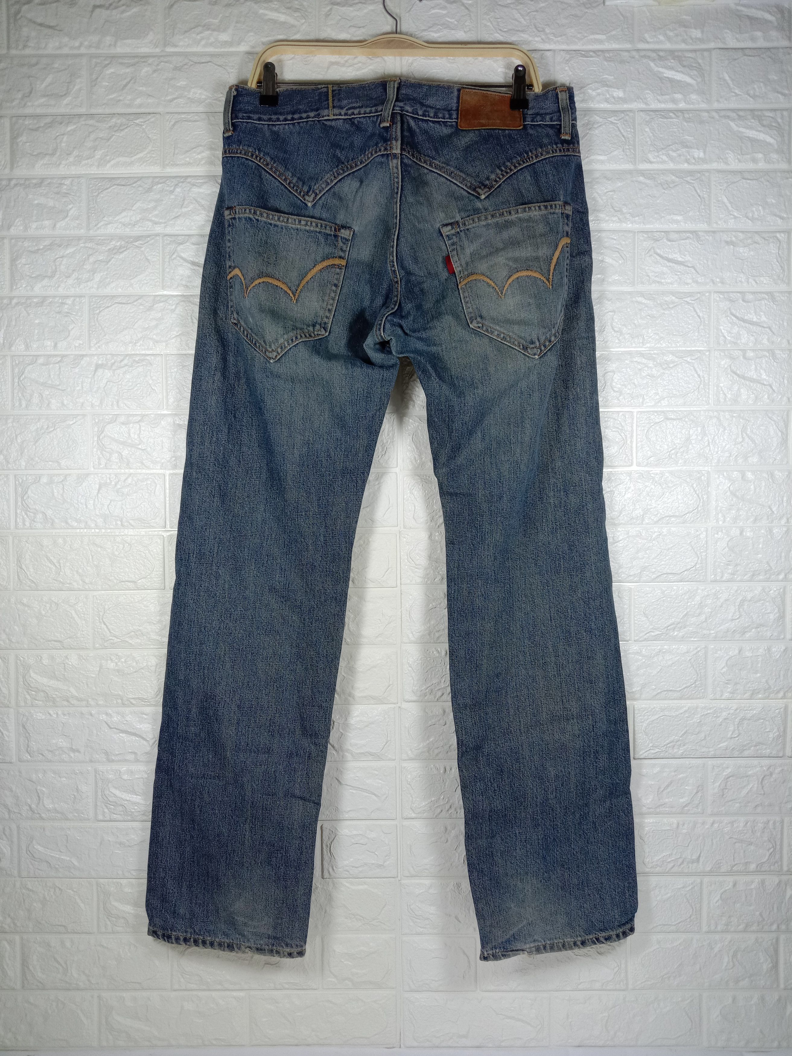 Edwin Vintage Edwin 503 Blue Wash Jeans Size US 33 - 1 Thumbnail