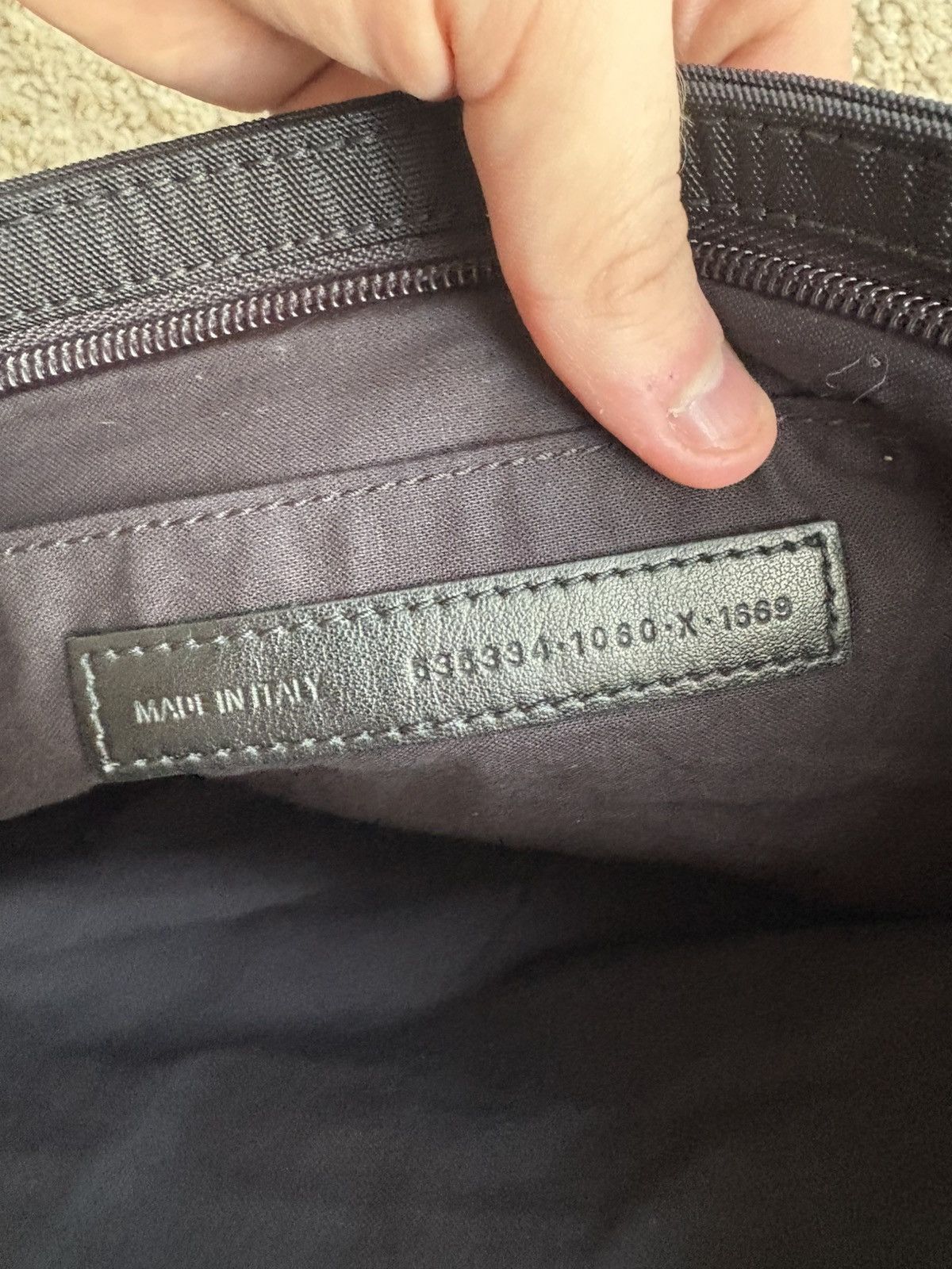Balenciaga Balenciaga You Are The World Clutch Bag Black Embroidered Size ONE SIZE - 5 Thumbnail