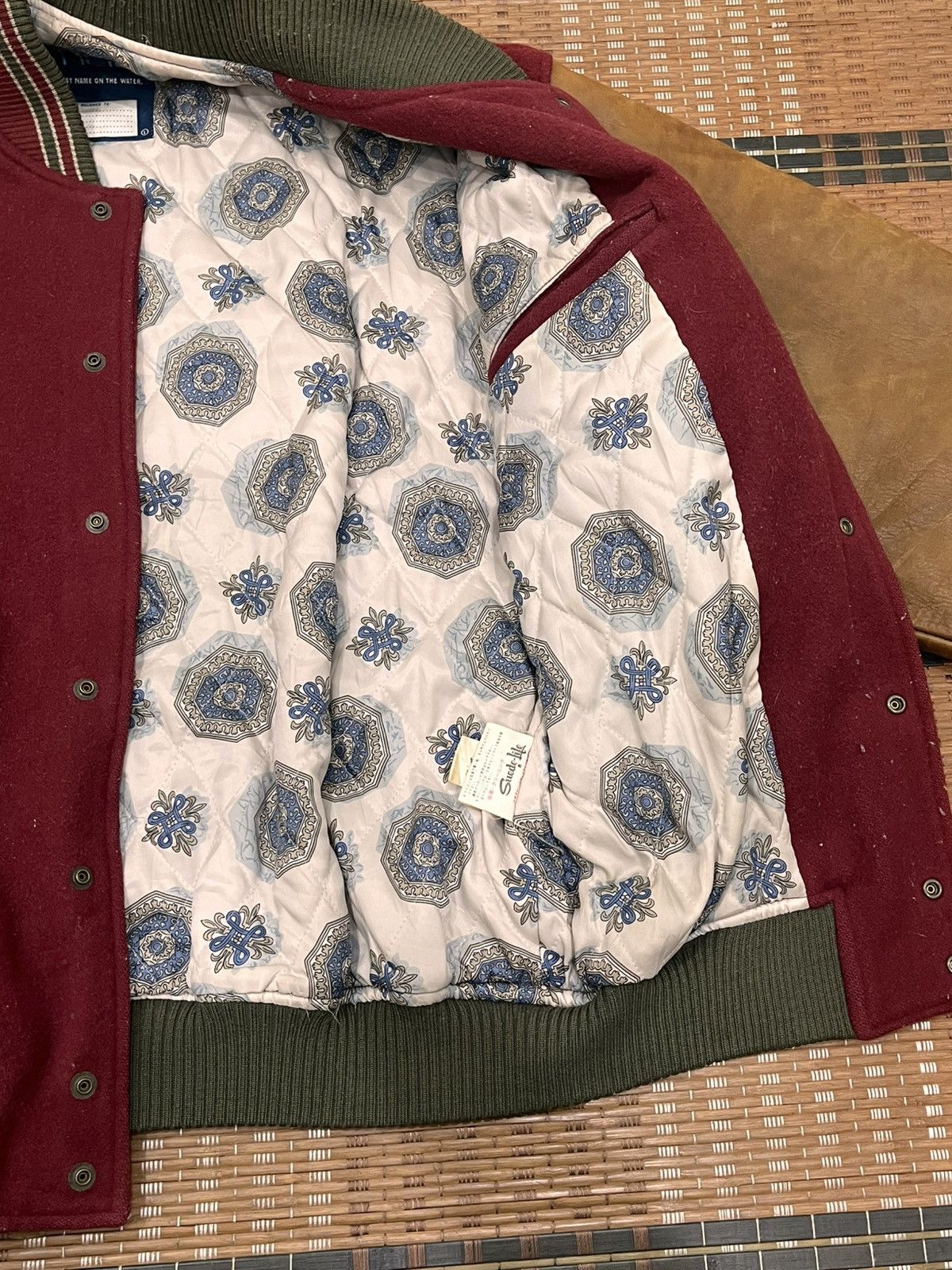 O'Neill Vintage 90s O’Neill With Friendship Suede Varsity Jacket Size US L / EU 52-54 / 3 - 10 Thumbnail