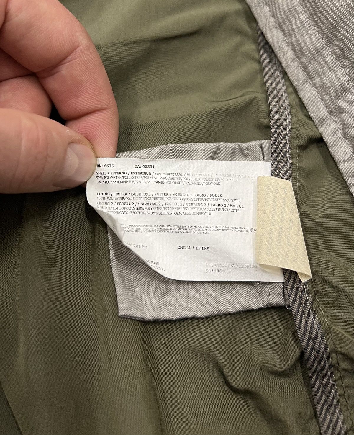 Woolrich Woolen Mills Woolrich Khaki Nylon Light Jacket Size US L / EU 52-54 / 3 - 11 Thumbnail