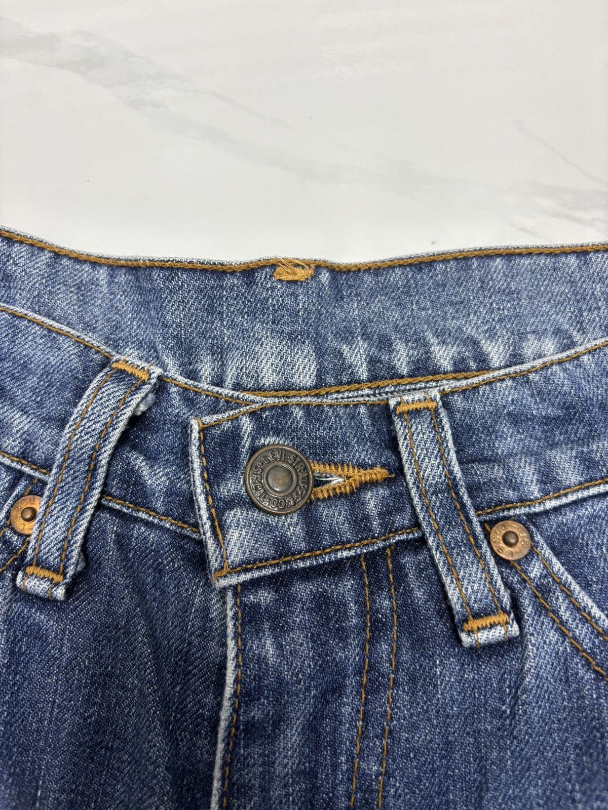 Levi's × Levi's Vintage Clothing Vintage Levis W519 Made In Japan Washed Denim Jeans Size 28" / US 6 / IT 42 - 12 Thumbnail