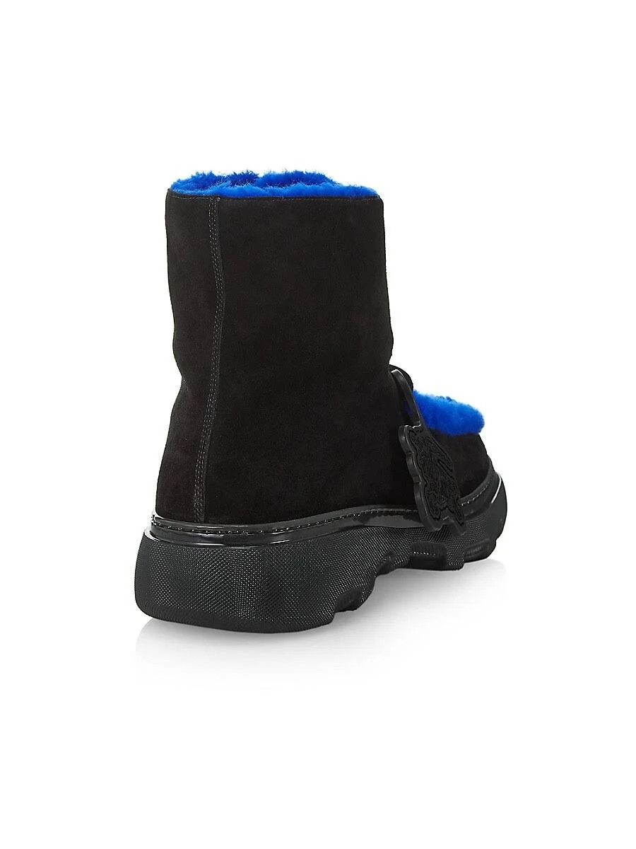 o1w1db10824 Creeper Suede and Shearling Chukka Boots Blue