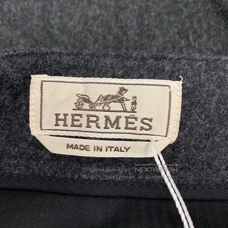 Hermes Hermes Charcoal Grey Wool Casual Trousers Size US 40 / EU 56 - 6 Thumbnail