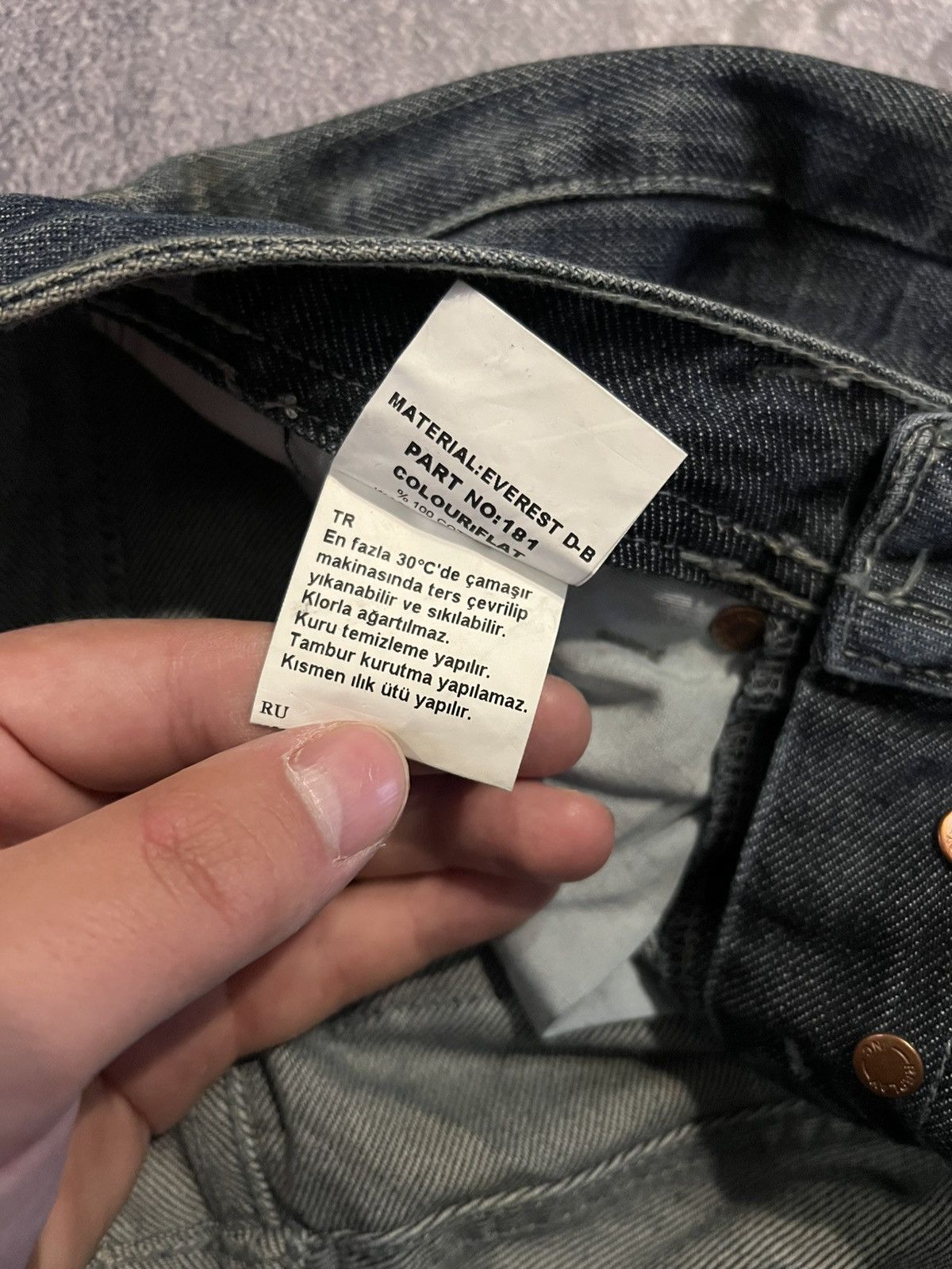 Vintage SWAG Archive New Flared Jeans / Y2K Aesthetic Collection 90s Size US 32 / EU 48 - 9 Thumbnail