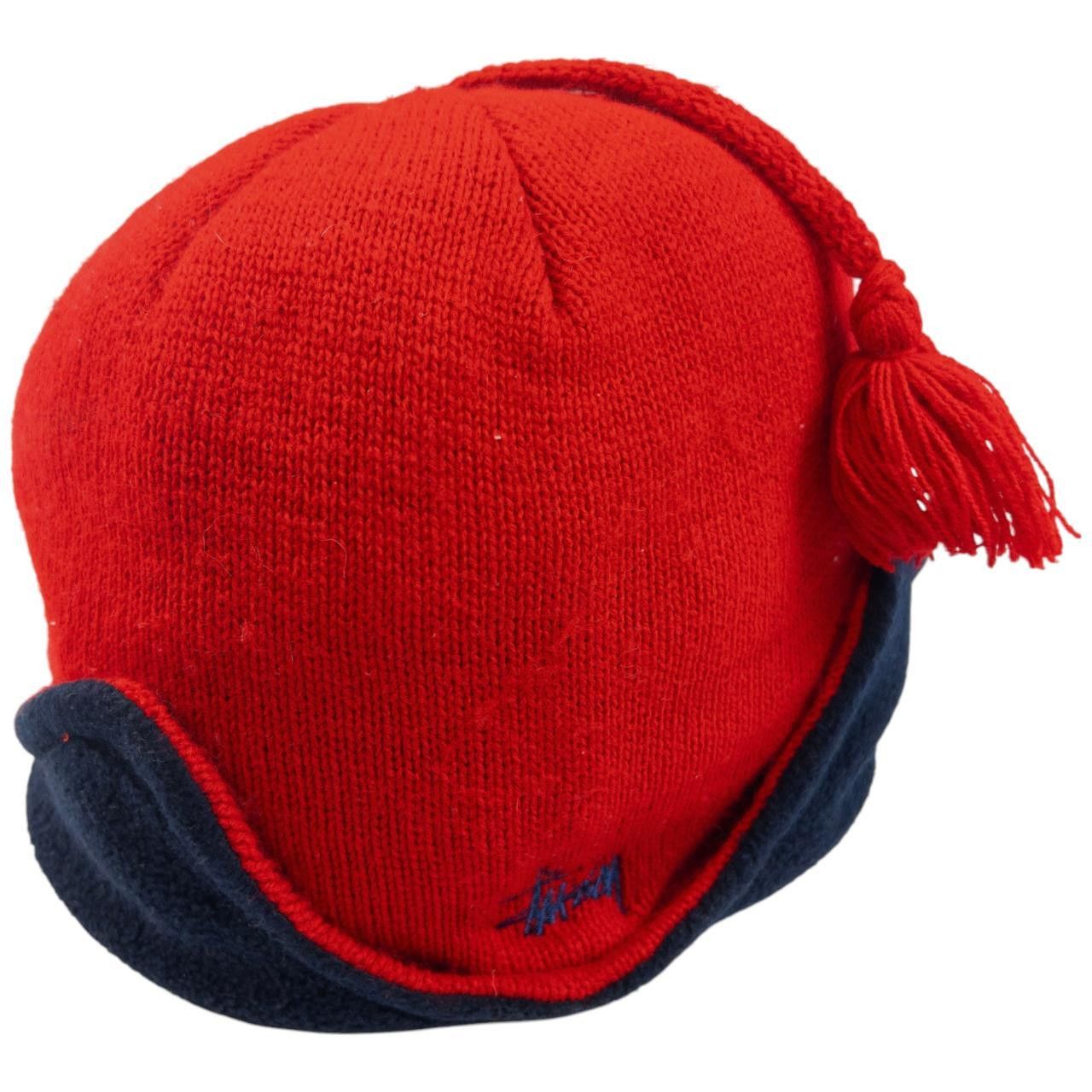Stussy Vintage Stussy Knit Tassel Trapper Hat Size ONE SIZE - 6 Thumbnail