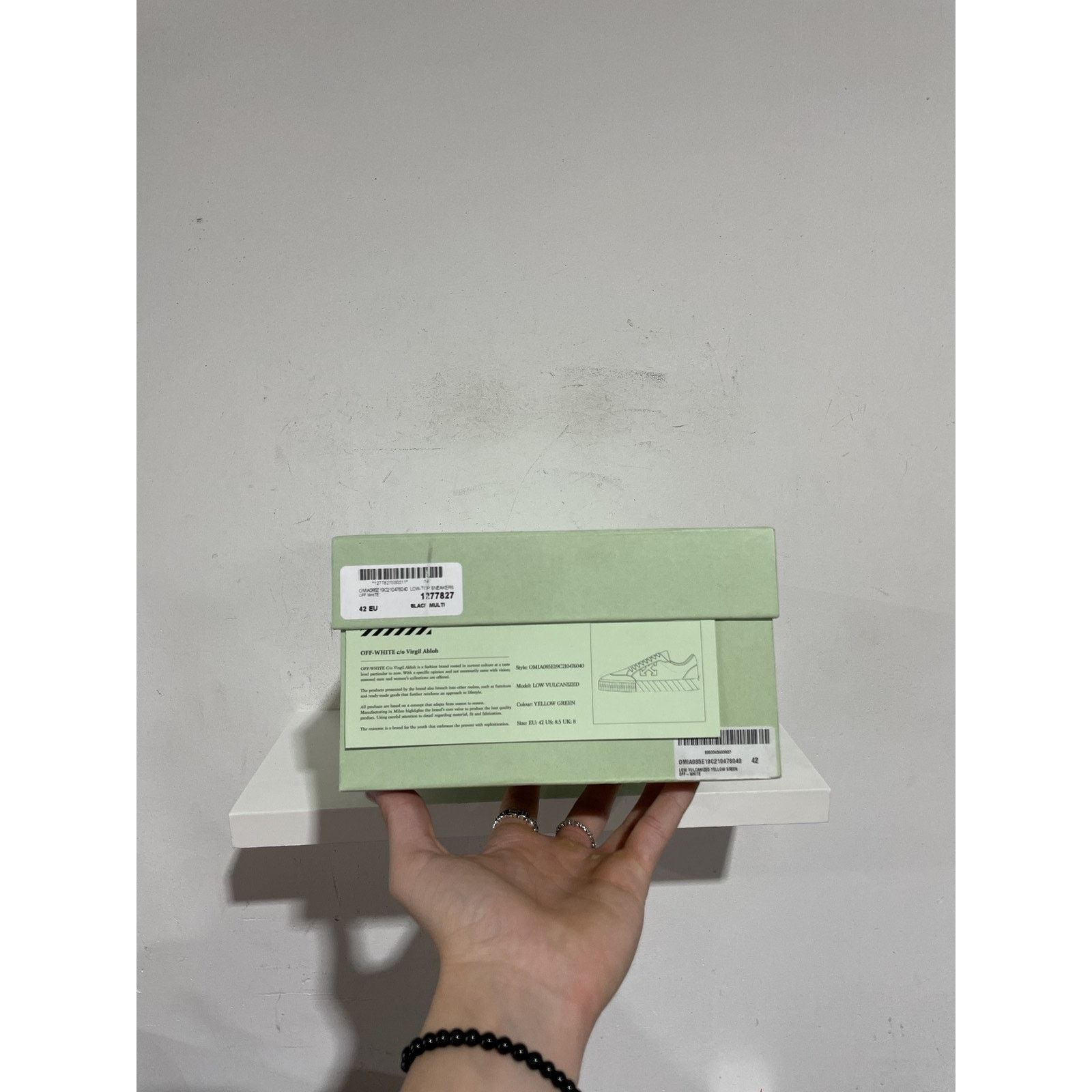 Off-White OFF WHITE BLACK VULC LOW SIZE 42 (9 US) PREOWNED Size US 9 / EU 42 - 6 Thumbnail