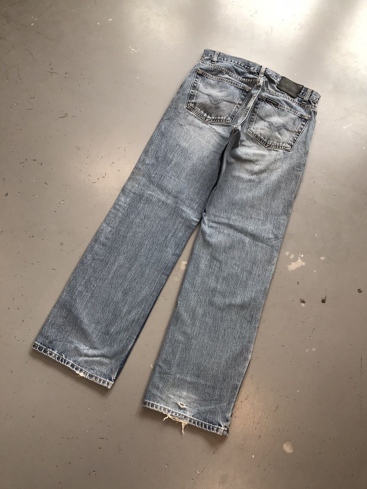 Harley Davidson × Vintage Vintage Harley Davidson straight denim Size US 33 - 9 Thumbnail