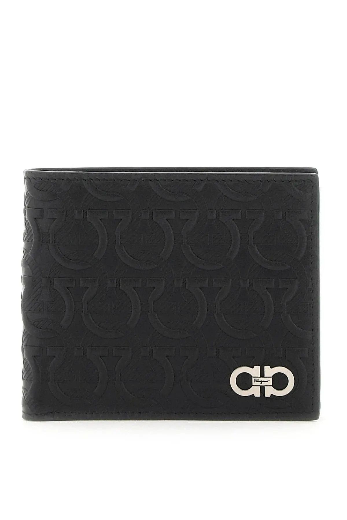 image of Salvatore Ferragamo O1S22I1N0324 Size-Os Gancini Wallet In Black, Men's