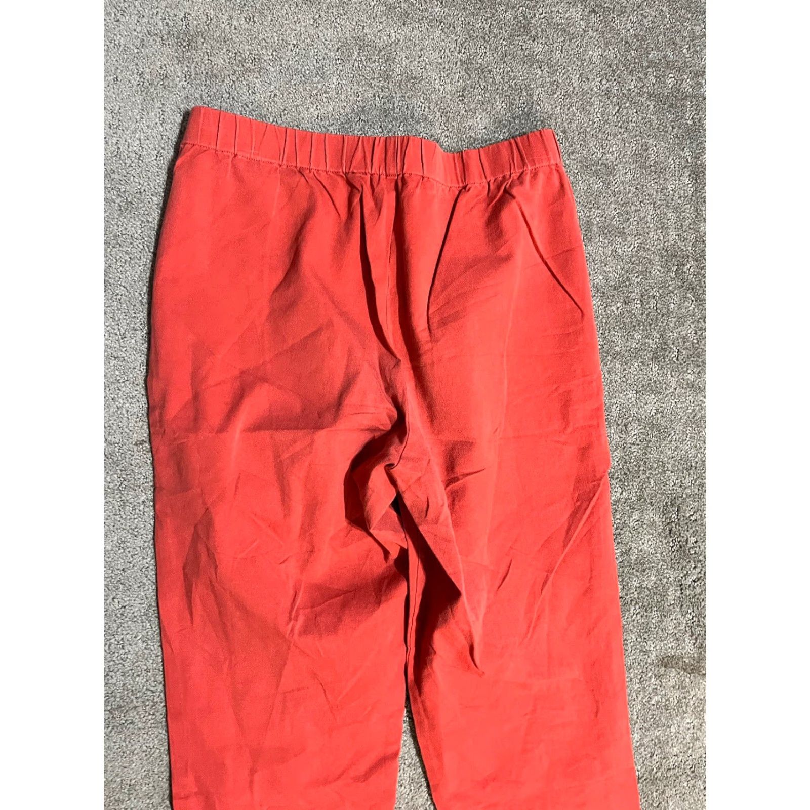 Vintage Isaac Mizrahi Live Pants Pull On Ankle Length Slim Leg 12 Orange Women Casual Size 34" / US 12 / IT 48 - 4 Thumbnail