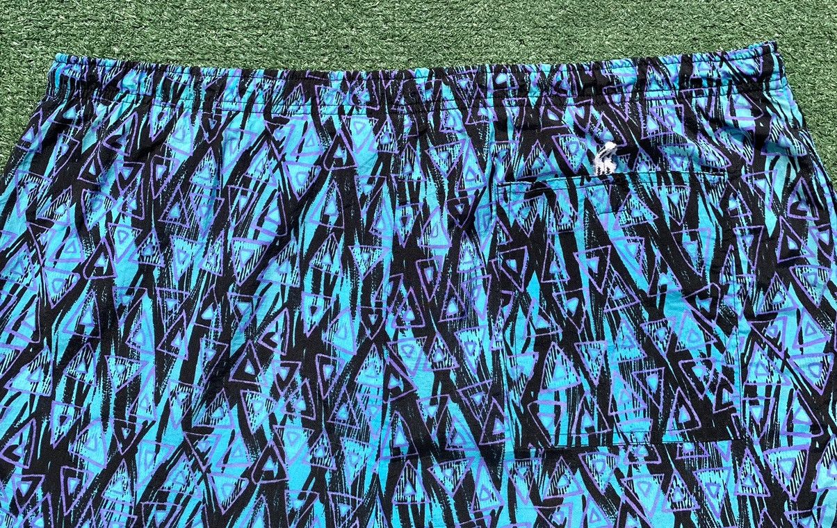 Bugle Boy VTG 90’s Navigata By Bugle Boy Patterned Lined Swim Shorts Size US 38 / EU 54 - 7 Thumbnail