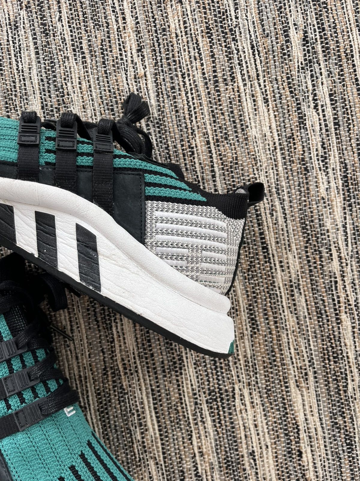 Adidas Vintage Adidas Equipment Green Mesh Sneakers Sportswear Size US 11.5 / EU 44-45 - 17 Thumbnail
