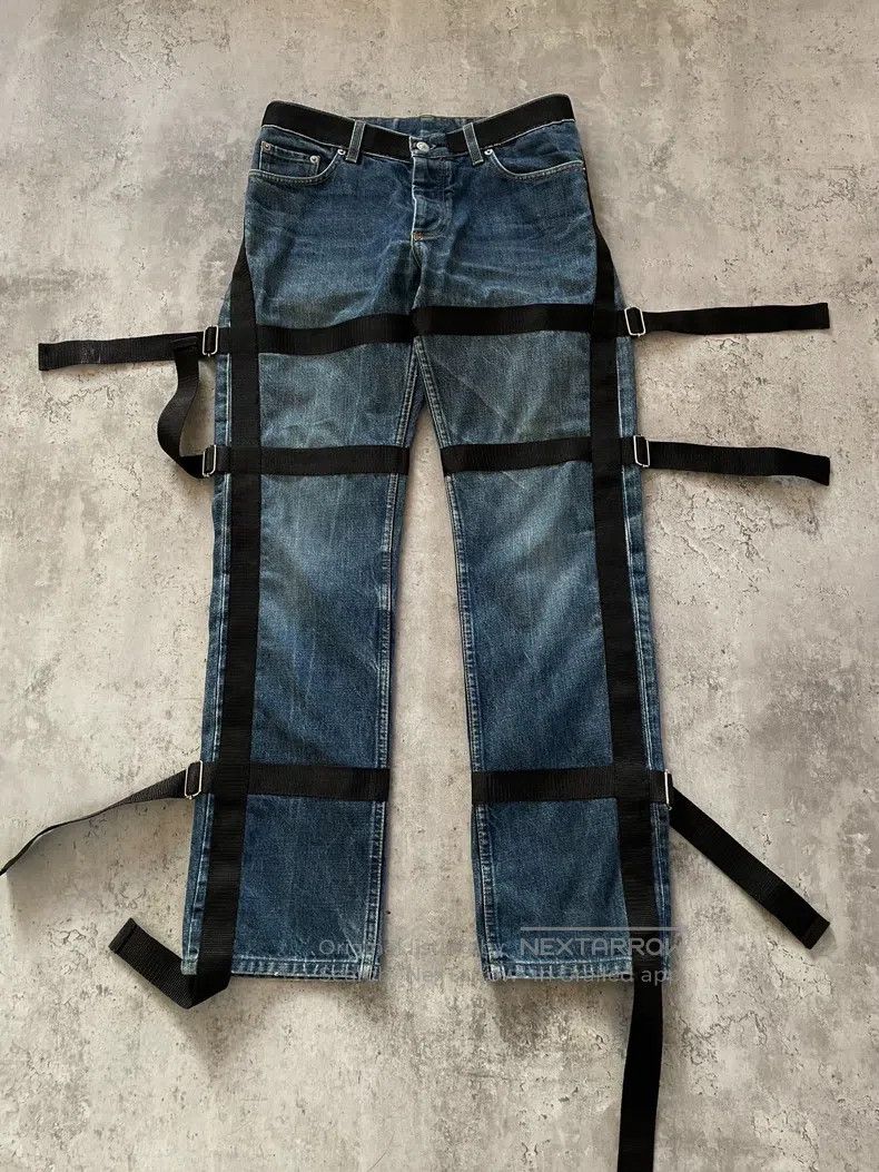 Helmut Lang HELMUT LANG Vintage Denim Jeans Size US 31 - 1 Thumbnail
