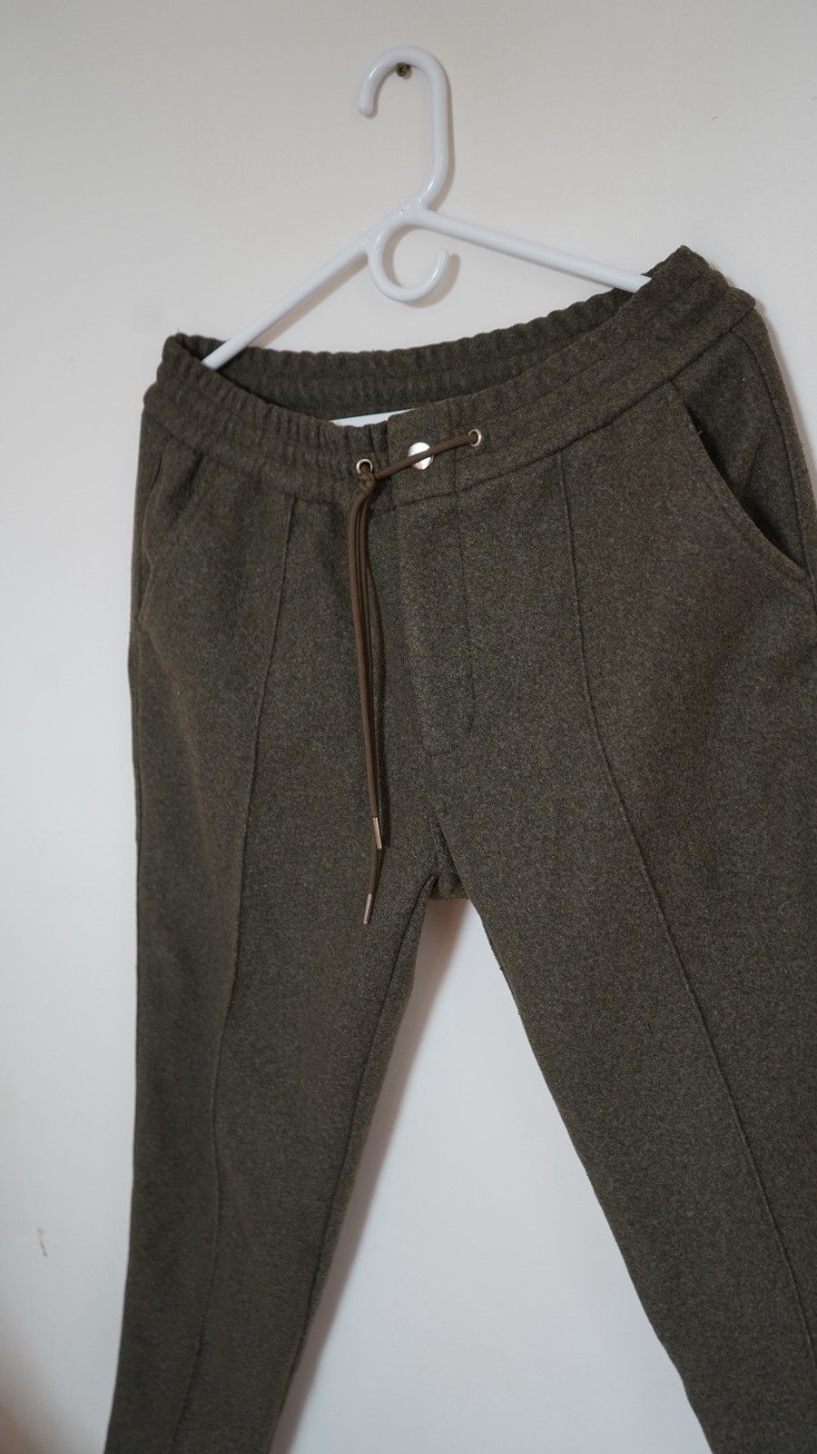 Richie Le Collection Dark Gray Richie Le Collection Pleated Wool Pants Size US 32 / EU 48 - 5 Thumbnail