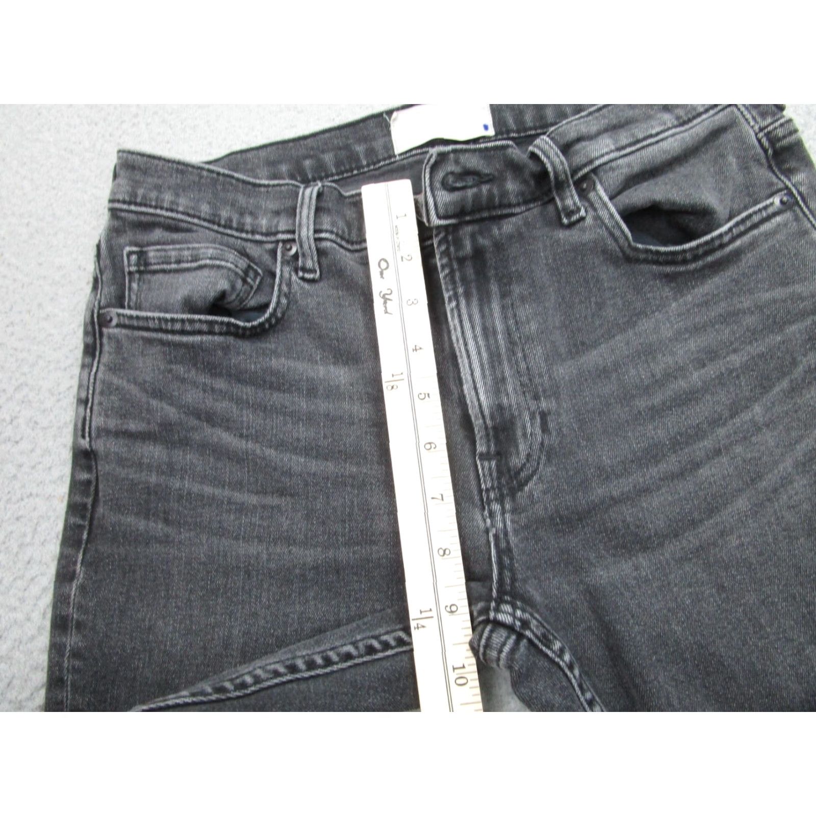 Everlane Everlane Women's Jeans 29 Black Ankle Skinny Mid Rise Stretch Denim Pants Size 29" - 6 Thumbnail