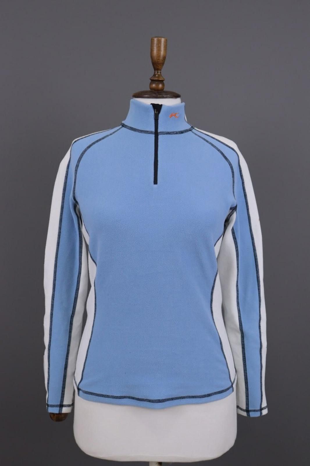 KJUS Kjus Blue Collorblock High Neck Activewear Sweater Size M Size M / US 6-8 / IT 42-44 - 1 Thumbnail