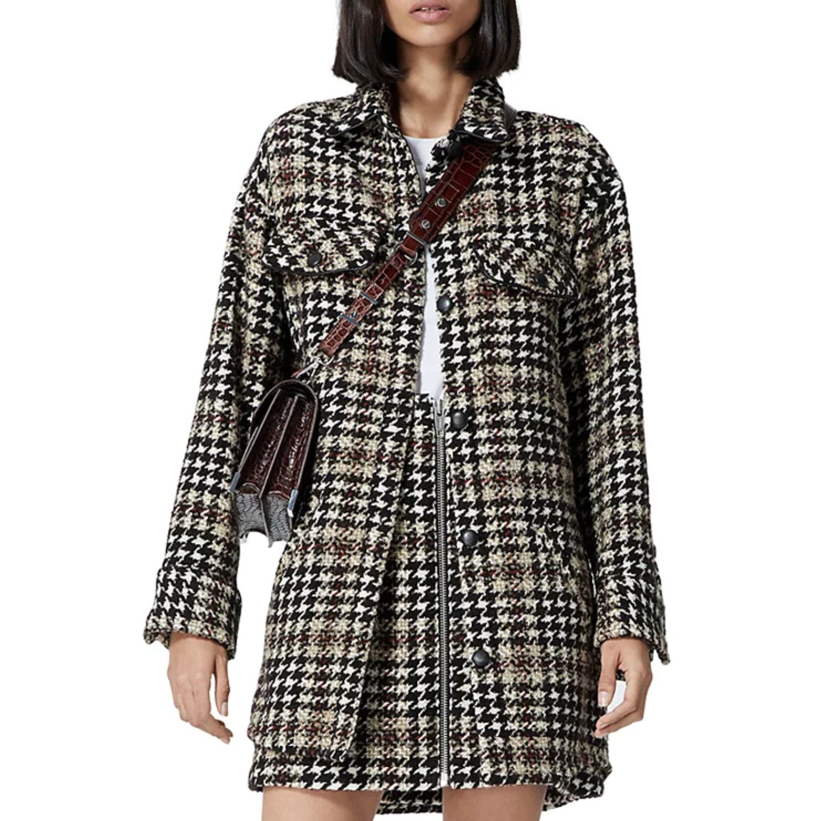 The Kooples The Kooples Women Tweed Jacket Black Size 2/M Size M / US 6-8 / IT 42-44 - 1 Thumbnail