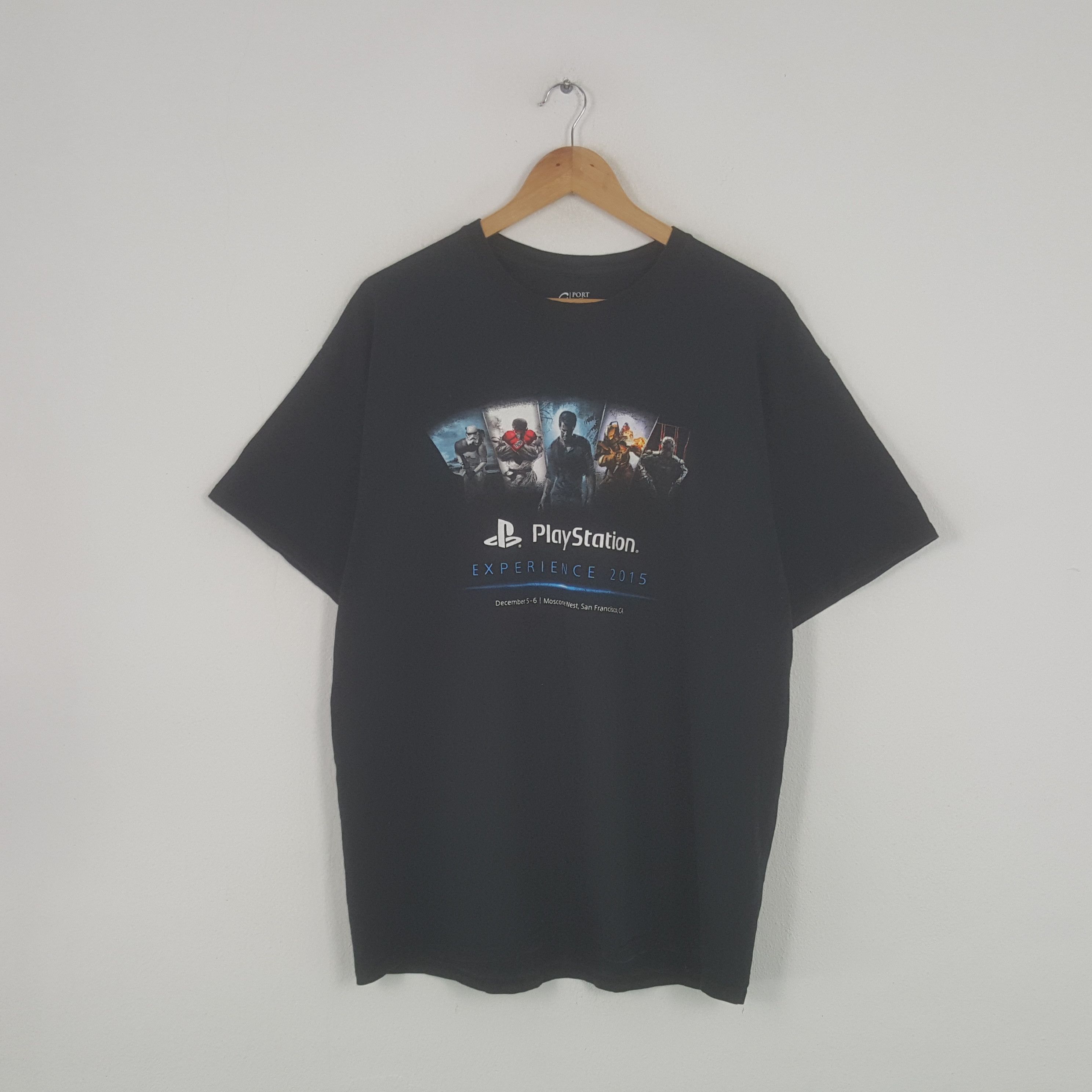 Playstation × The Game × Vintage Vintage Playstation Experience 2015 Sony Video Game Tshirt Size US XL / EU 56 / 4 - 1 Thumbnail