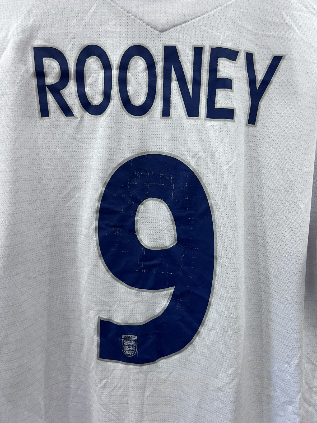 Umbro England Rooney 9 Home Football Shirt 2005/07 Large Umbro Size US L / EU 52-54 / 3 - 3 Thumbnail