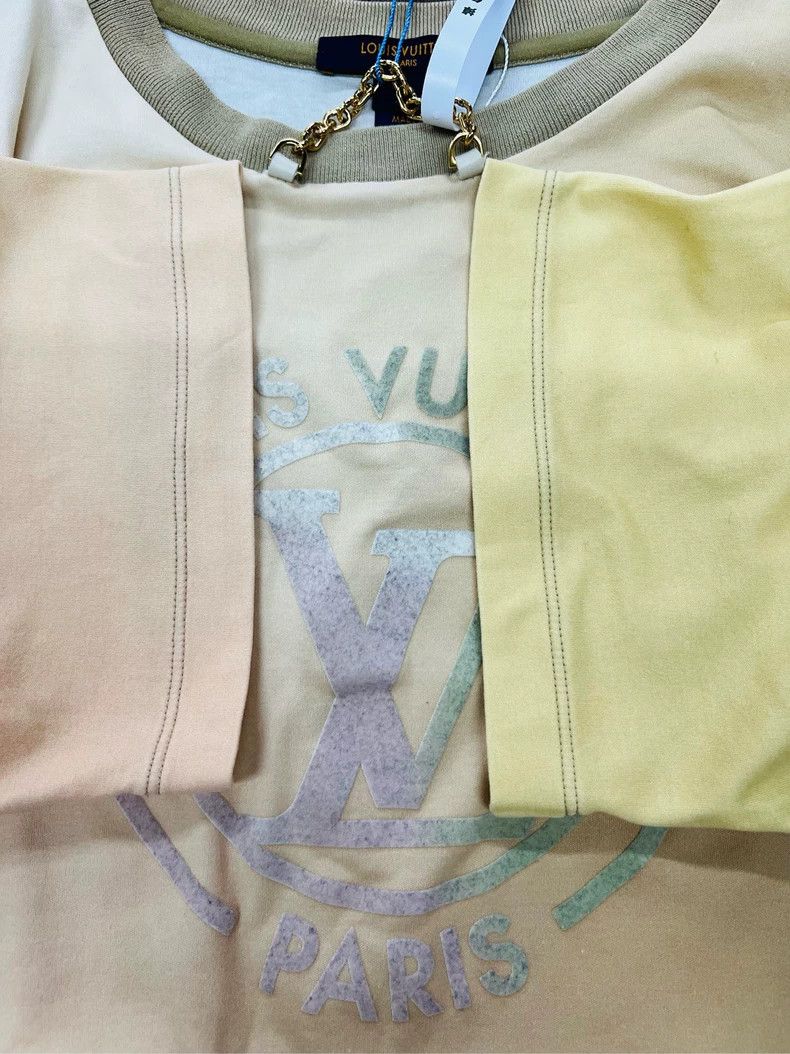 Louis Vuitton Louis Vuitton Orange gradient short sleeve Size XS / US 0-2 / IT 36-38 - 4 Thumbnail