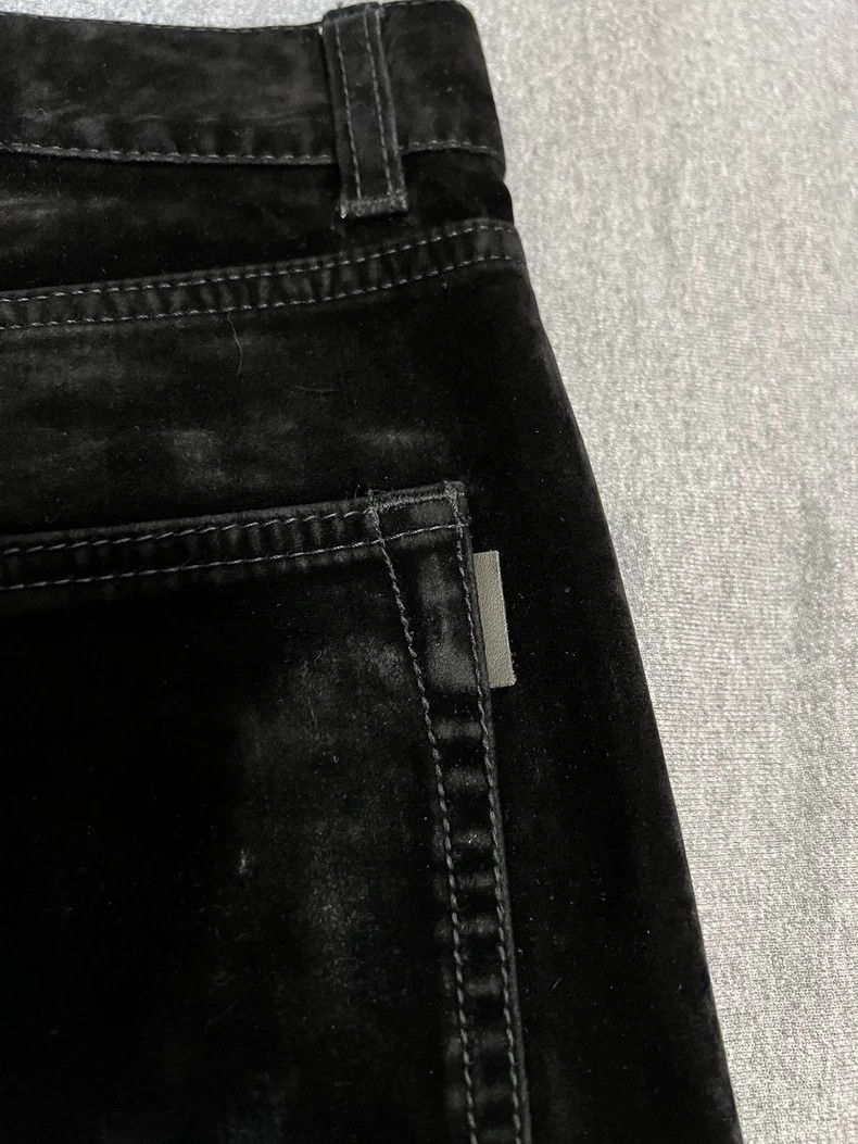 Other Saint Laurent Paris Micro-velvet pants Size 31" - 3 Thumbnail