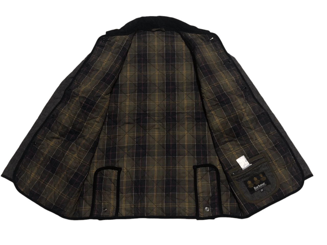 Barbour Vintage Barbour Wool Quilted Tartan Button Jacket Size US M / EU 48-50 / 2 - 3 Thumbnail