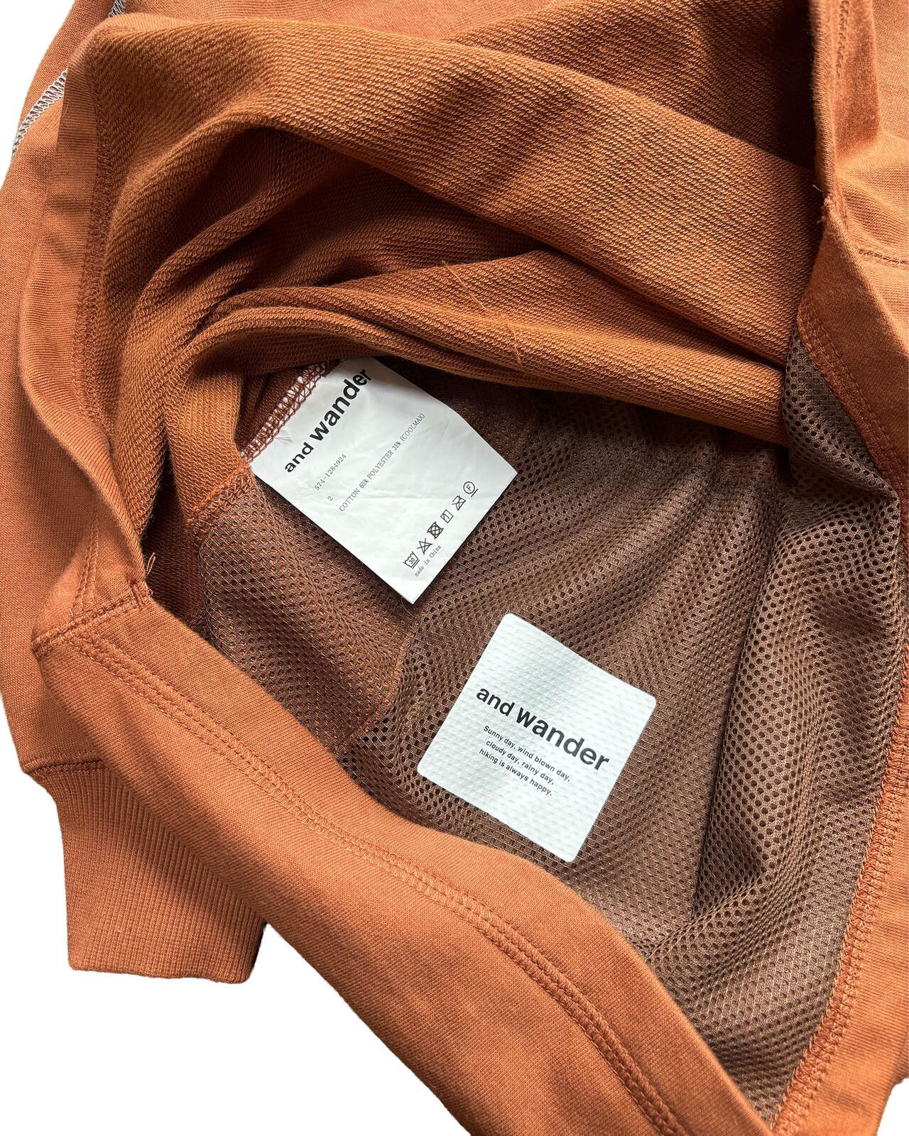 And Wander and wander polartec fleece brown hoodie M Size US M / EU 48-50 / 2 - 5 Thumbnail