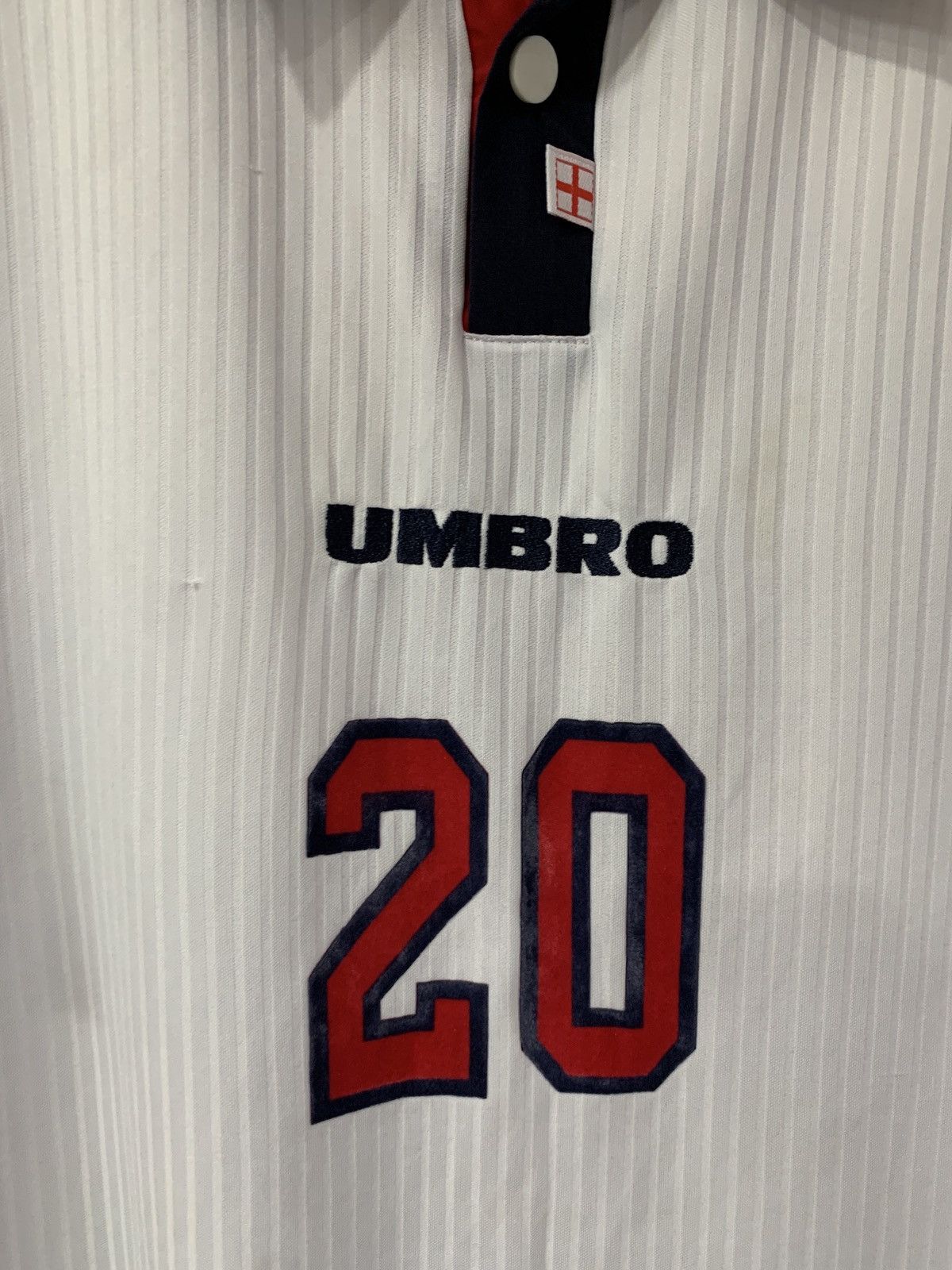 Umbro England 1997 Home Football Shirt Umbro Soccer Vintage Sz XL Size US XL / EU 56 / 4 - 5 Thumbnail