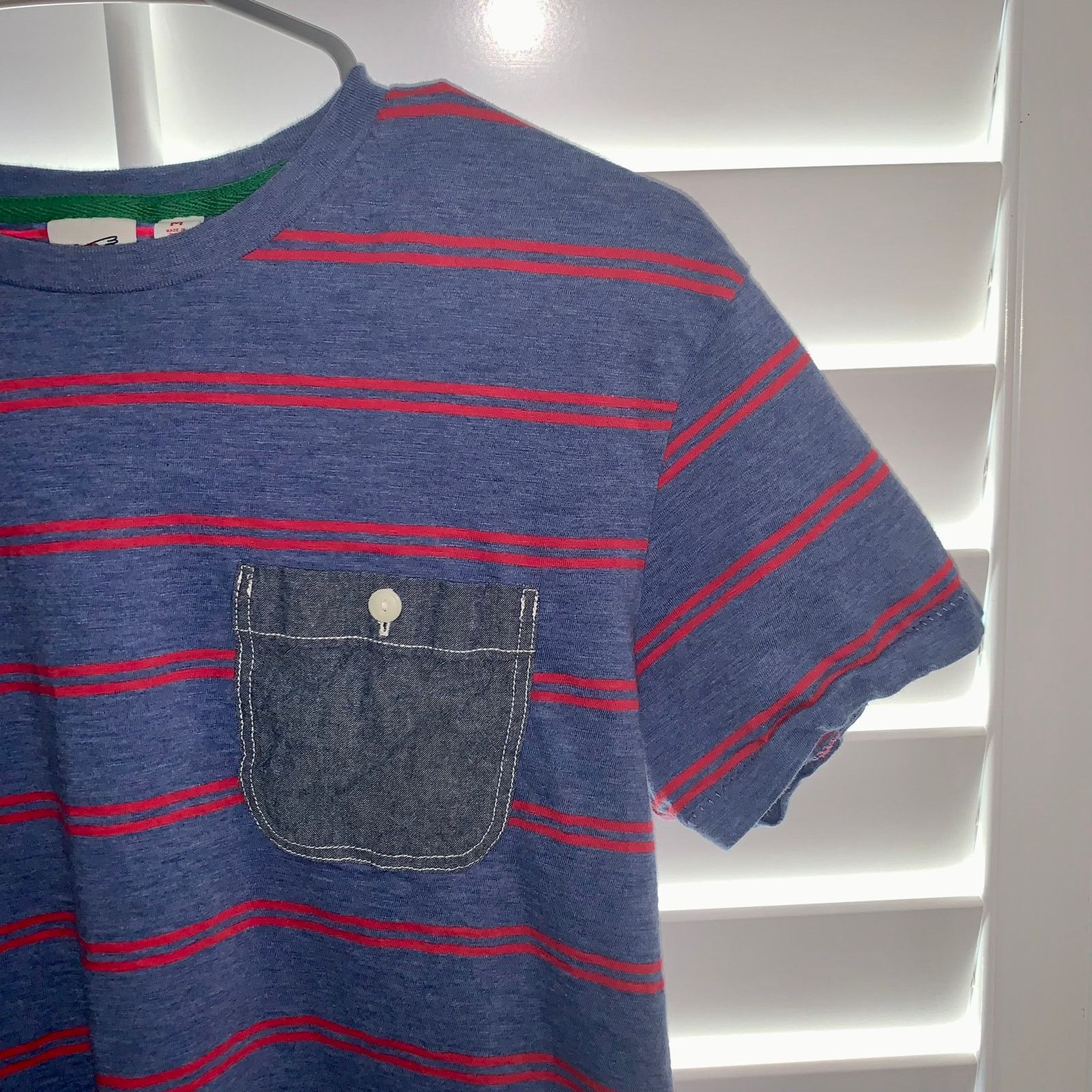 Michael Bastian Uniqlo Michael Bastian Shirt Blue Red Stripe Pocket Size US M / EU 48-50 / 2 - 6 Thumbnail