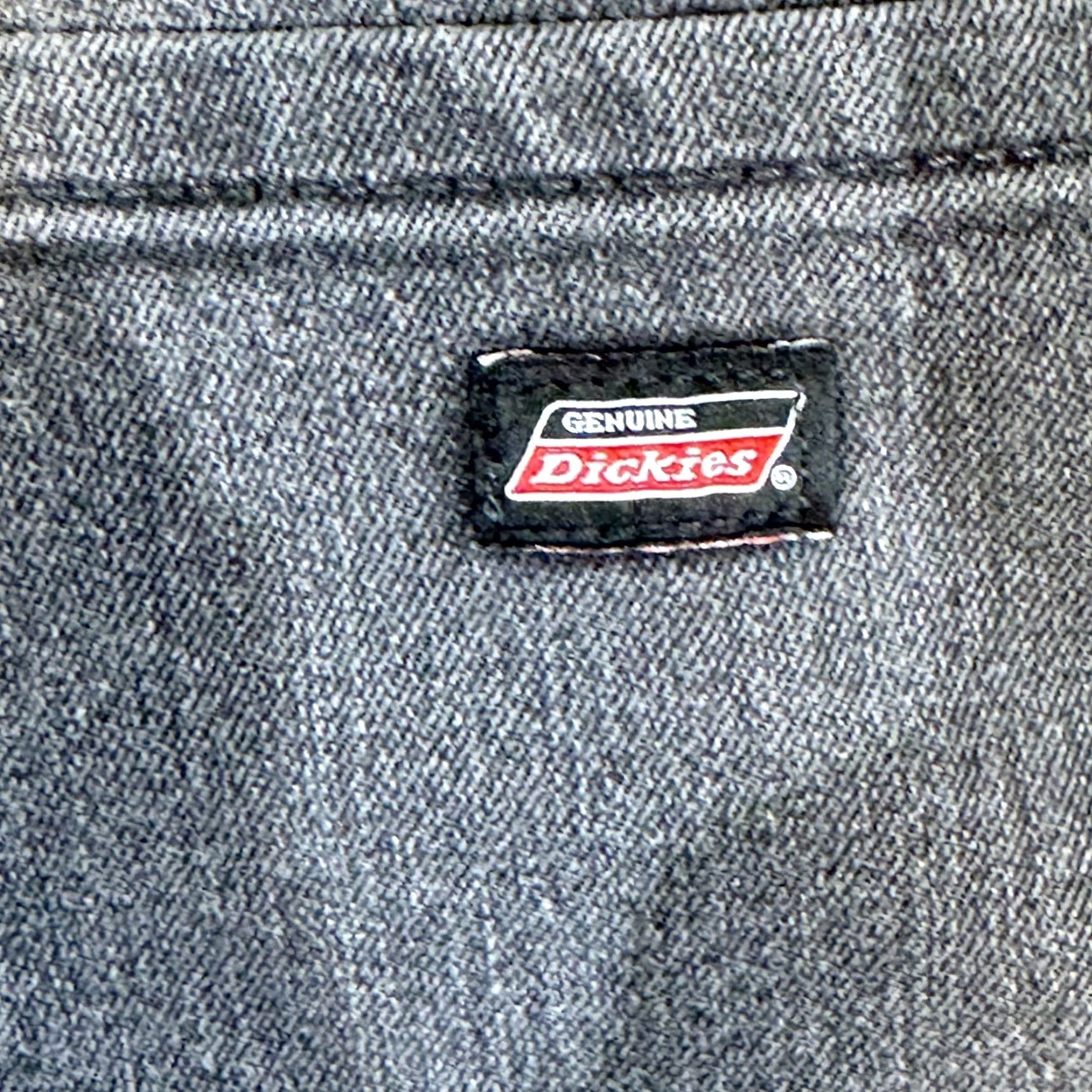 Dickies VINTAGE Dickies Jeans Mens 44x30 Gray Straight Leg Stretch Denim Pants Classic Fit Zip Size US 44 / EU 60 - 3 Thumbnail