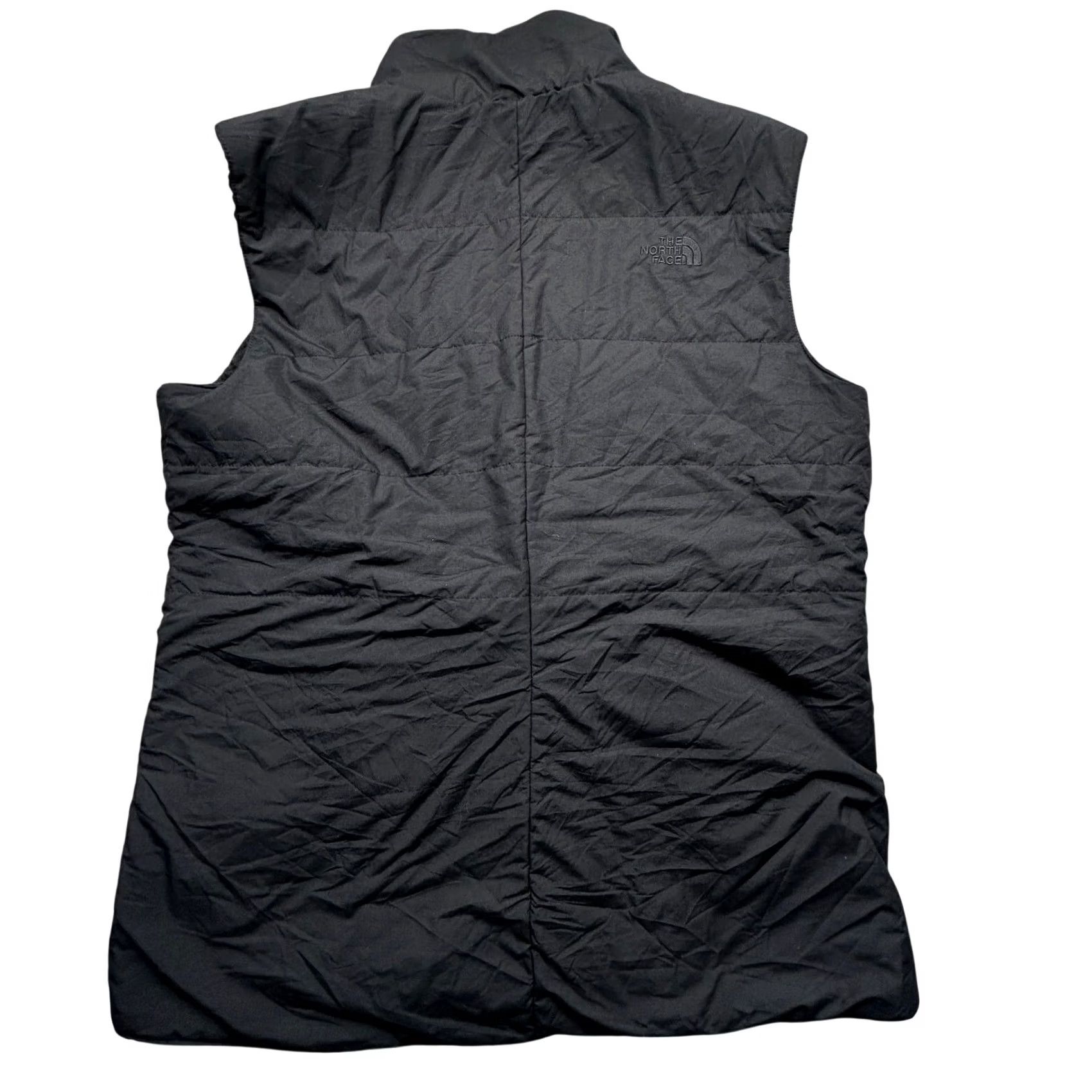 The North Face VINTAGE The North Face Merriewood Reversible Vest Women Medium Full Zip Black Fleece Size M / US 6-8 / IT 42-44 - 4 Thumbnail