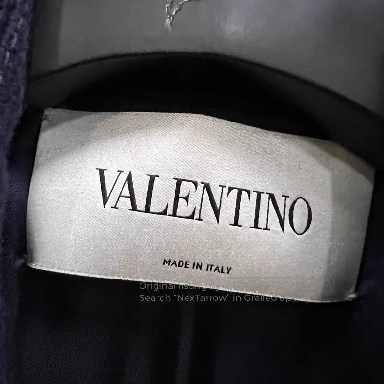 Valentino Valentino Navy cashmere coat Size S / US 4 / IT 40 - 2 Thumbnail