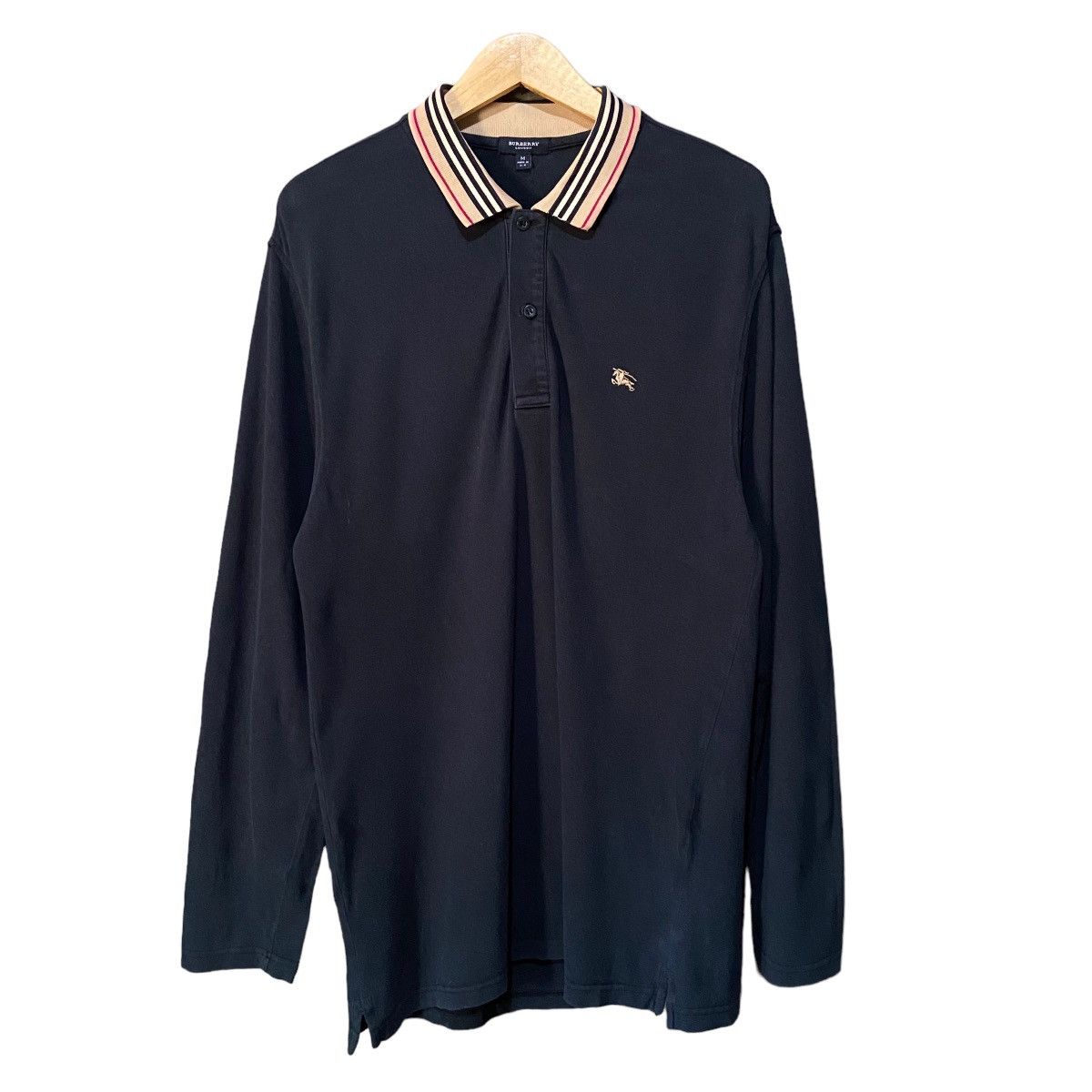 Burberry Burberry Longsleeve Polo Size US M / EU 48-50 / 2 - 1 Thumbnail