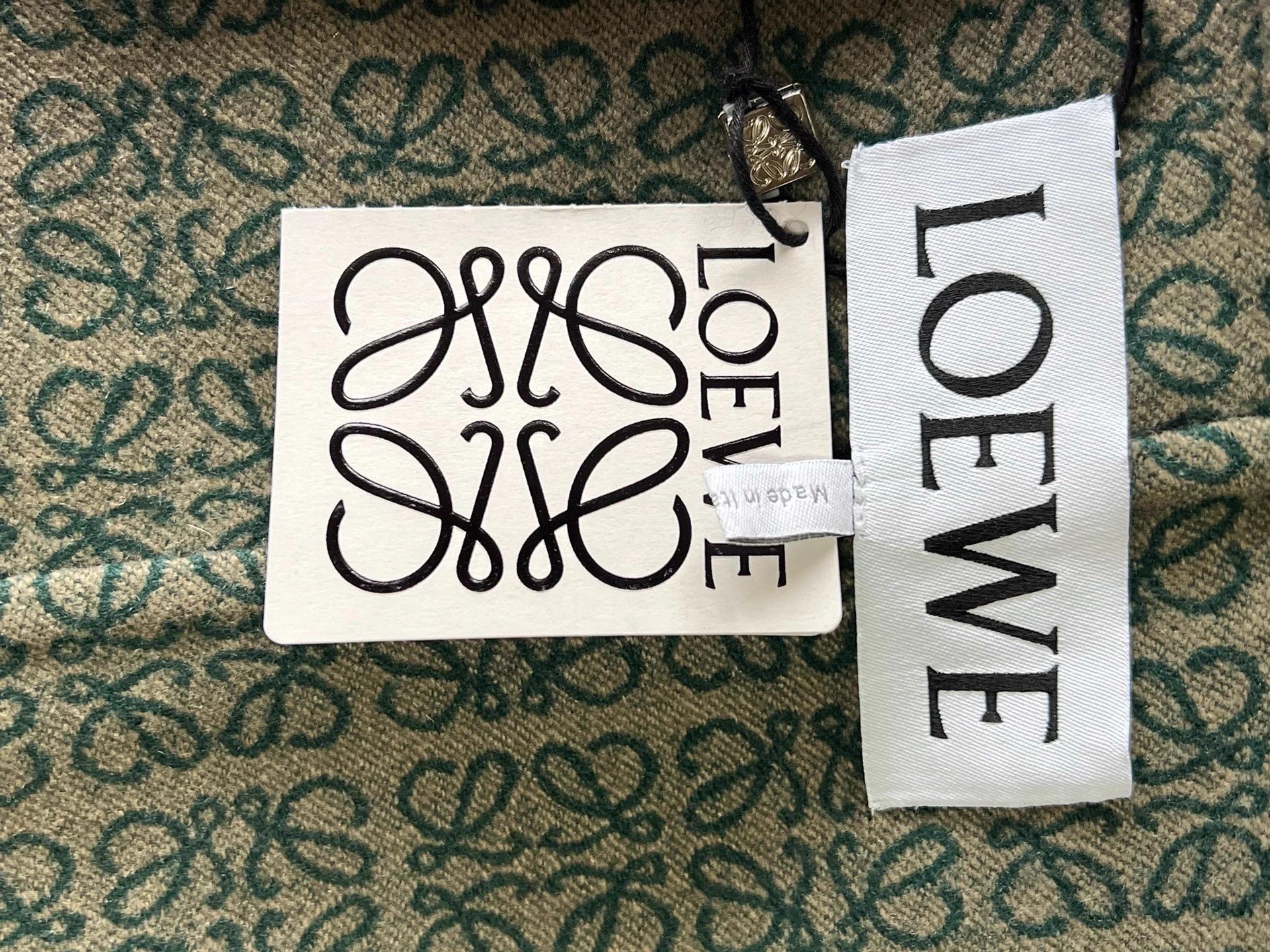 Loewe LOEWE wool short jacket logo lined 34 new w/ tags Size XS / US 0-2 / IT 36-38 - 7 Thumbnail