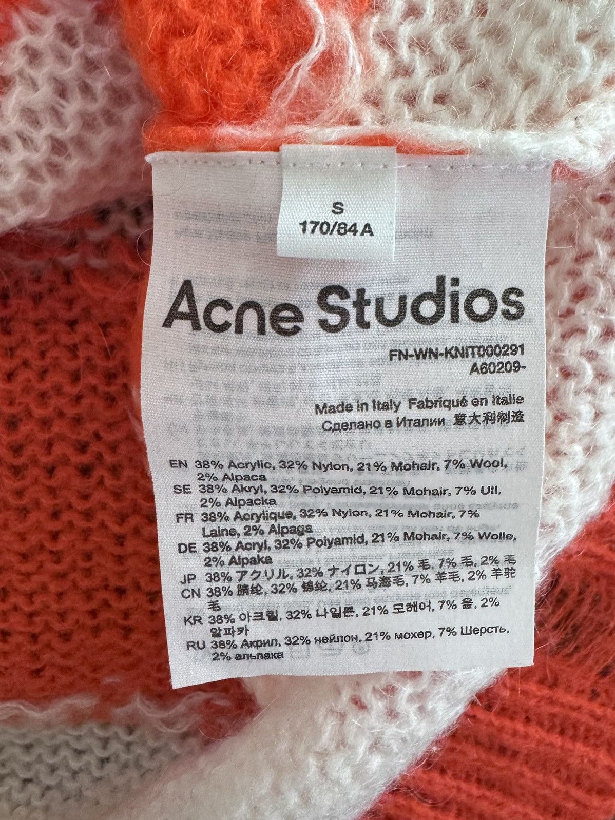 Acne Studios Acne Studios Distressed Knit Size US S / EU 44-46 / 1 - 5 Thumbnail